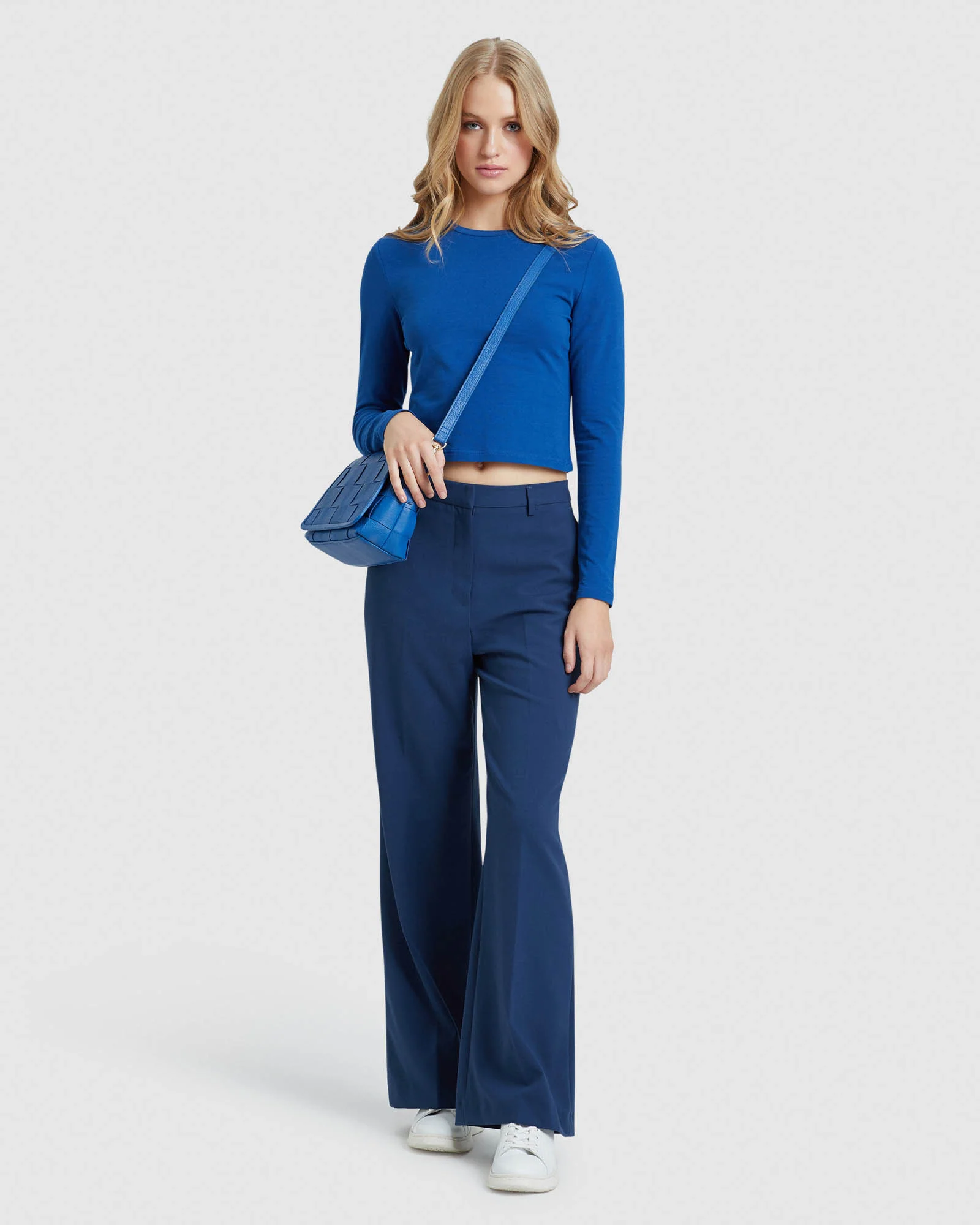 Claudie Crop Long Sleeve T-Shirt - Image 5