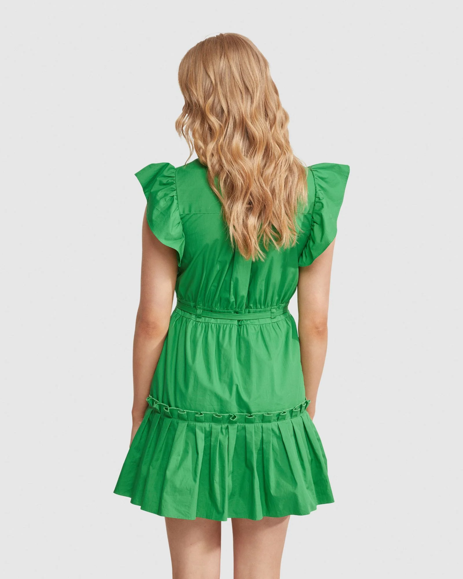 Claughda Cotton Poplin Mini Dress - Image 9