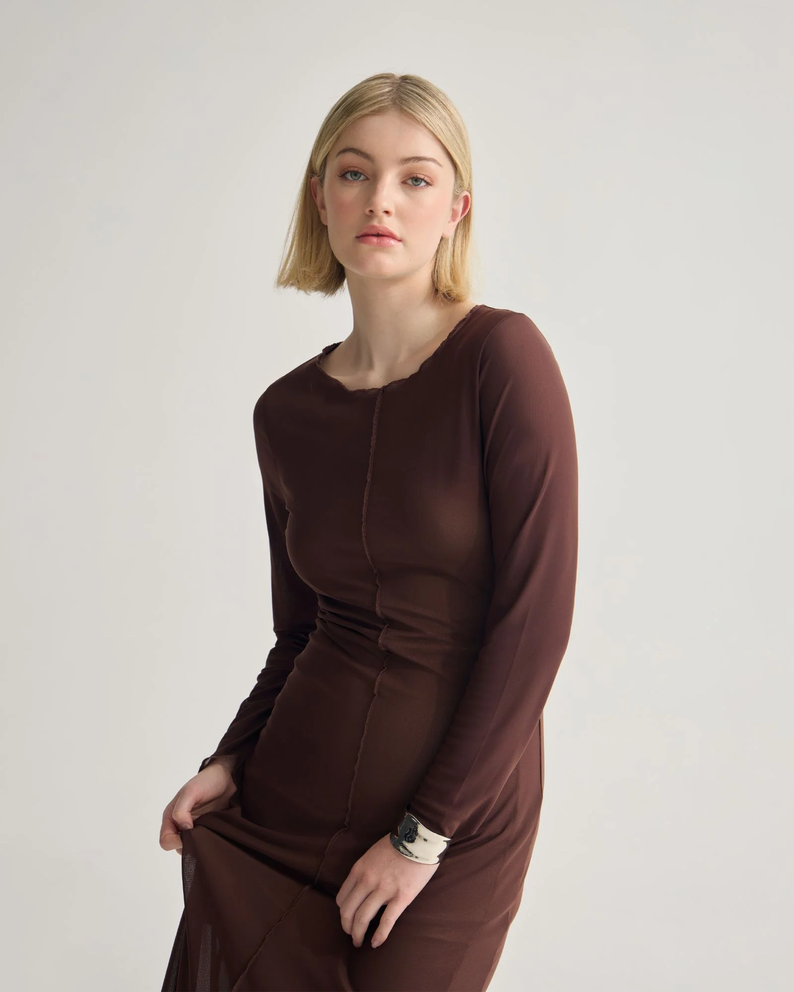 Clementina Mesh Dress - Image 4