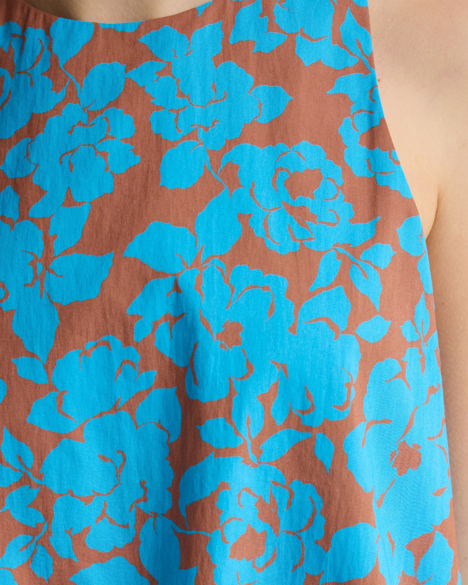 Clover Printed Cotton Shell Top - Image 6