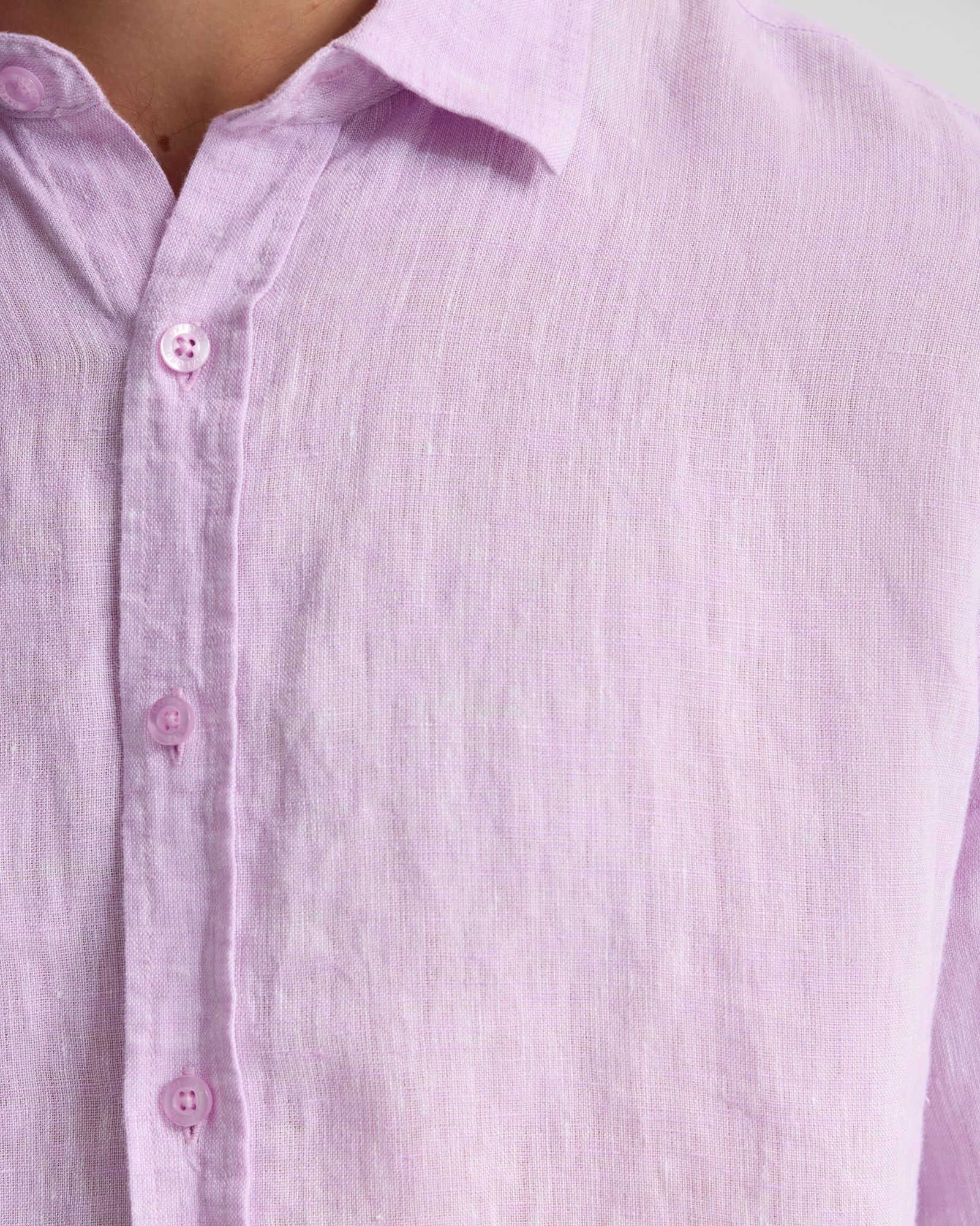 Cooper French Linen Long Sleeve Shirt - Image 13