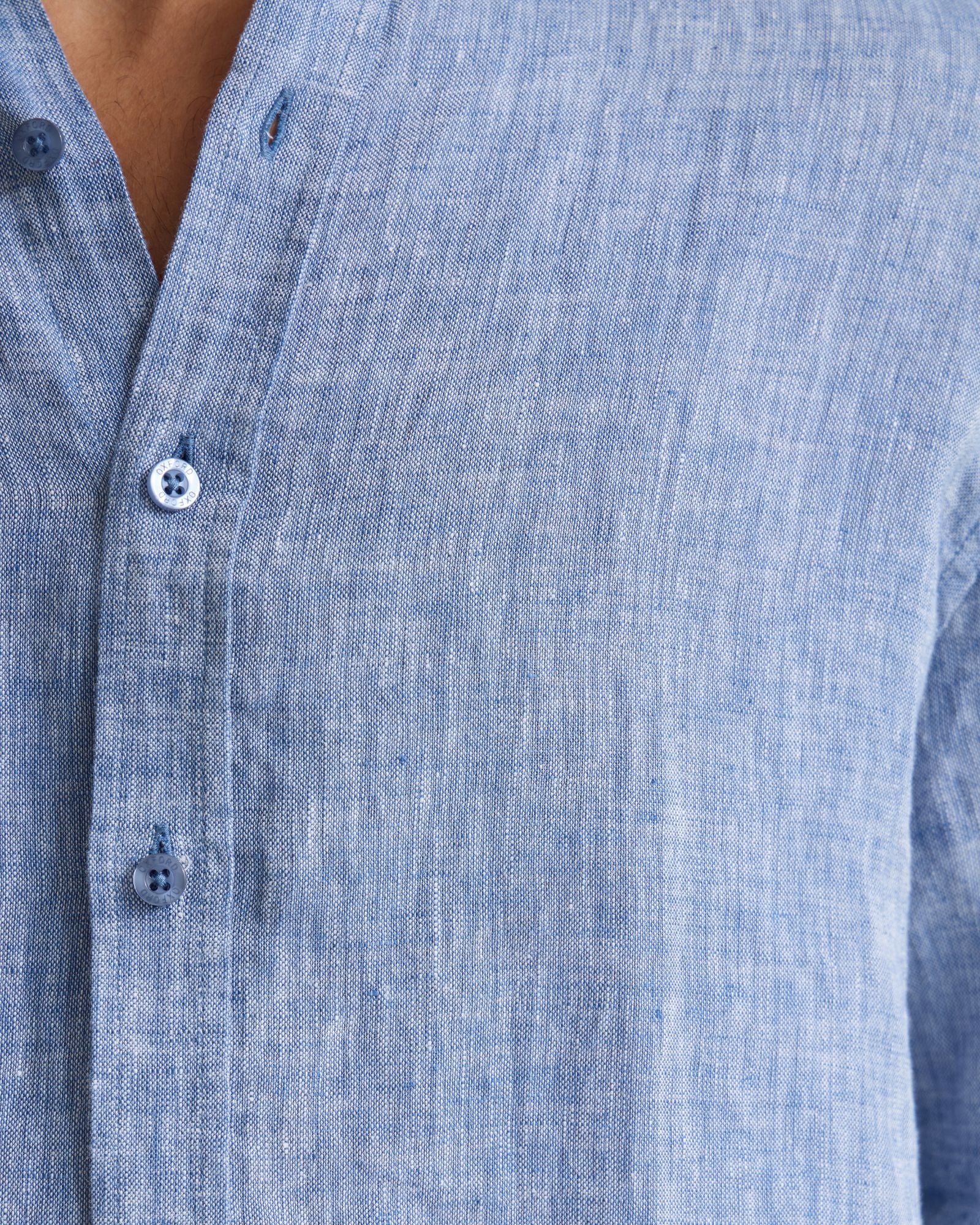 Cooper French Linen Long Sleeve Shirt - Image 6