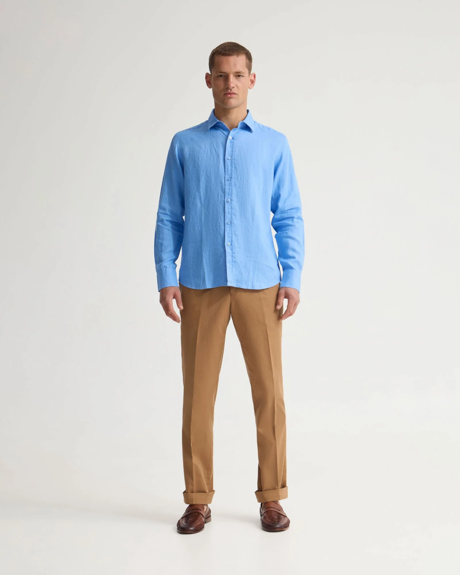 Cooper French Linen Long Sleeve Shirt