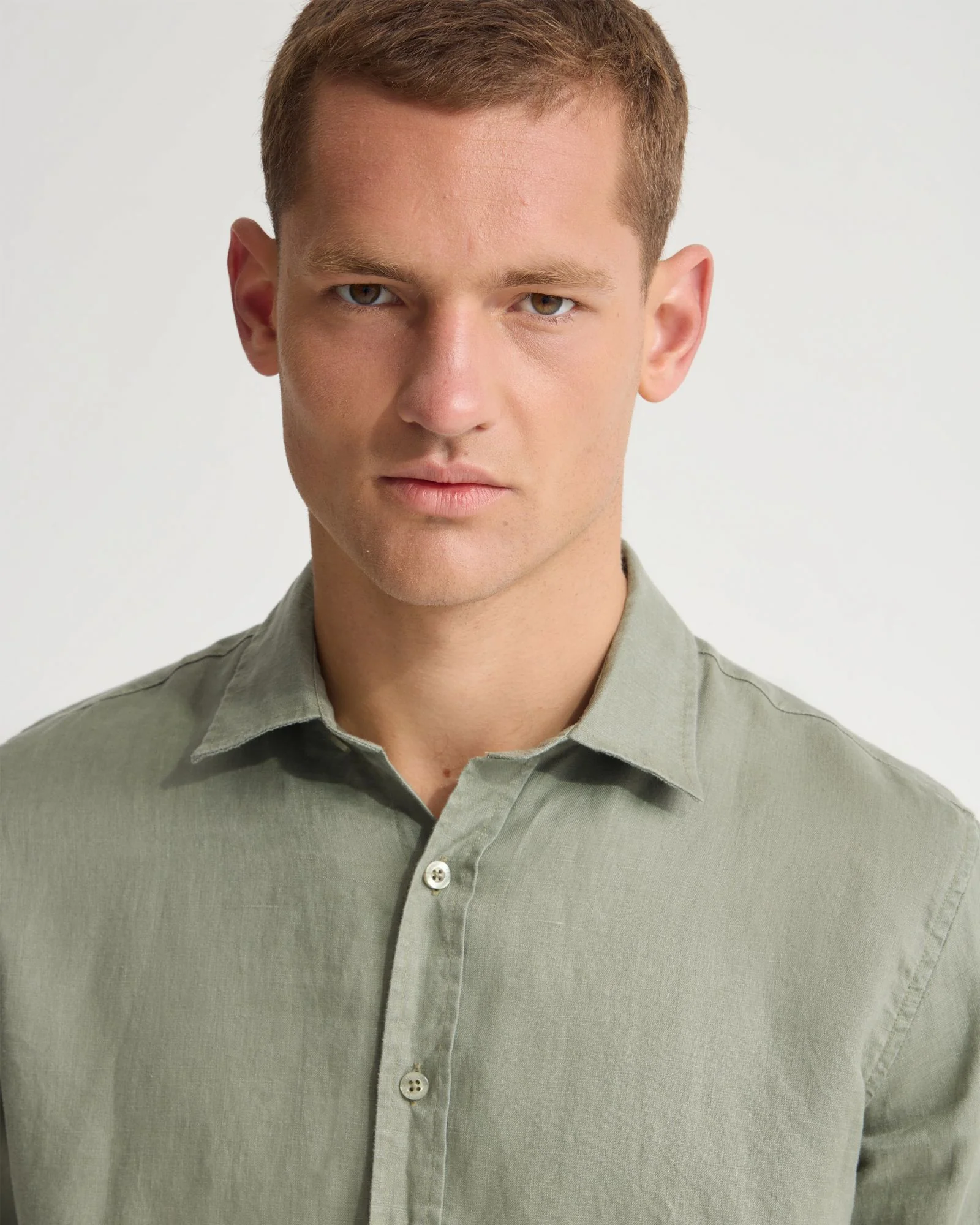 Cooper French Linen Long Sleeve Shirt - Image 16