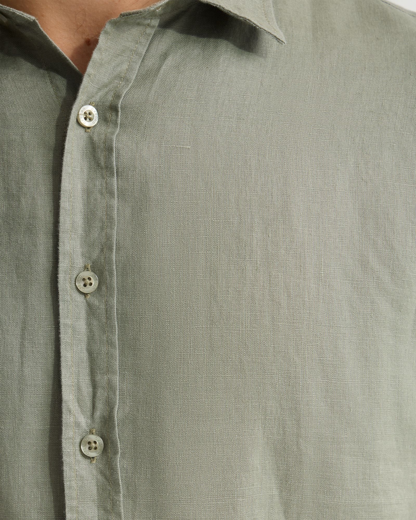 Cooper French Linen Long Sleeve Shirt - Image 18