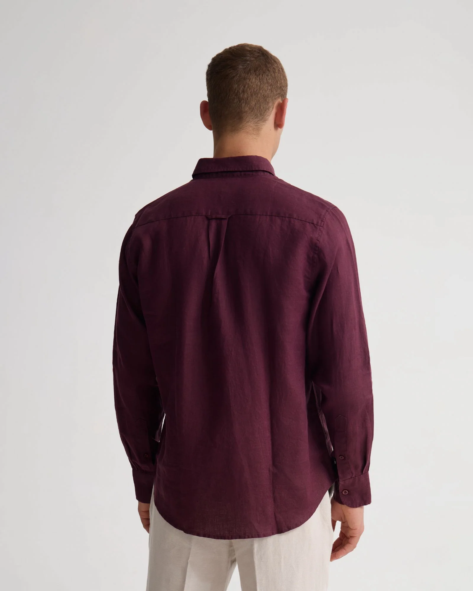 Cooper French Linen Long Sleeve Shirt - Image 22