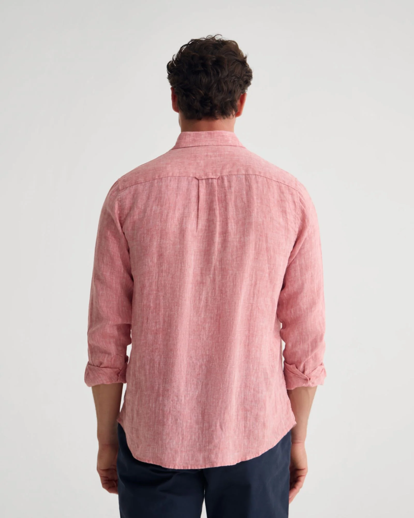Cooper French Linen Long Sleeve Shirt - Image 18