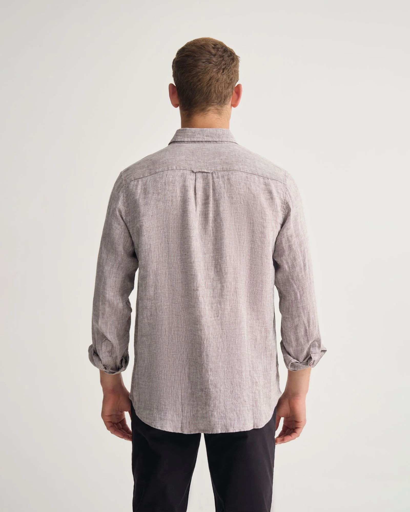 Cooper French Linen Long Sleeve Shirt - Image 27