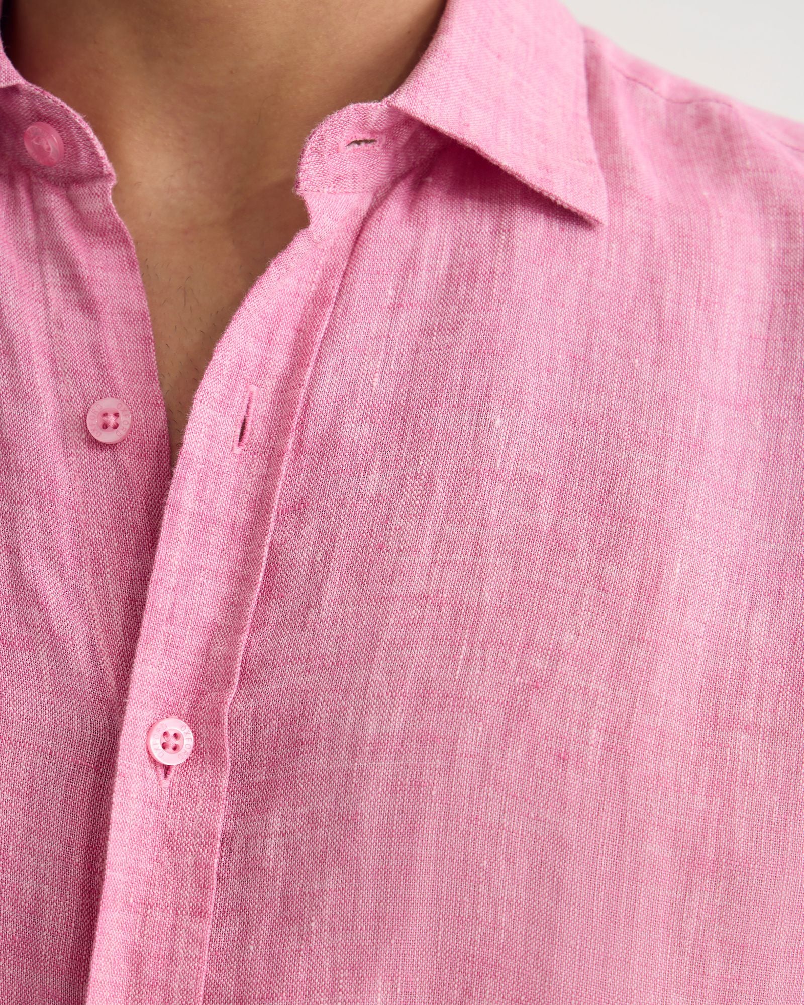 Cooper French Linen Long Sleeve Shirt - Image 7