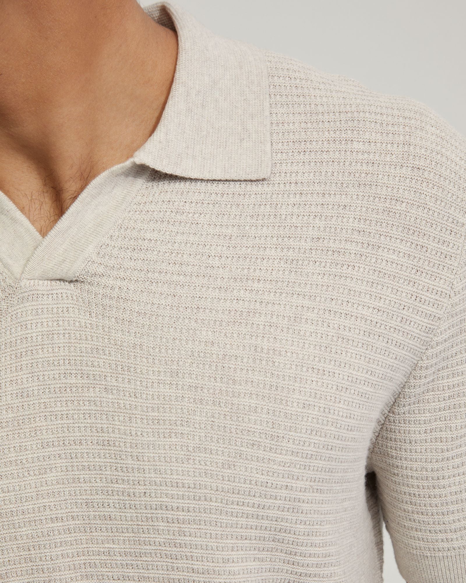 Corbin Cotton Knitted Polo - Image 11