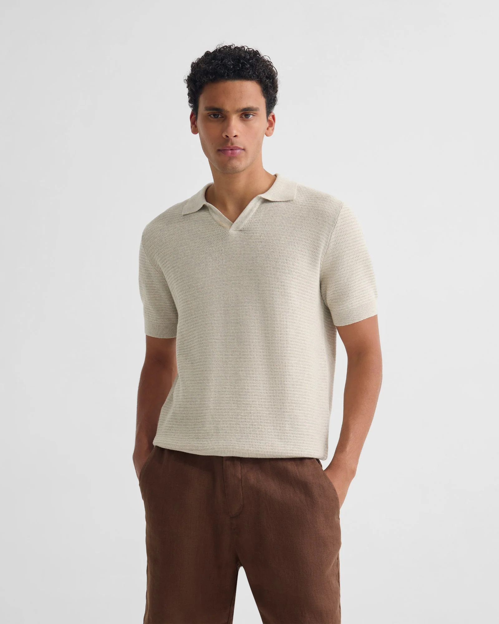 Corbin Knitted Polo - Image 13