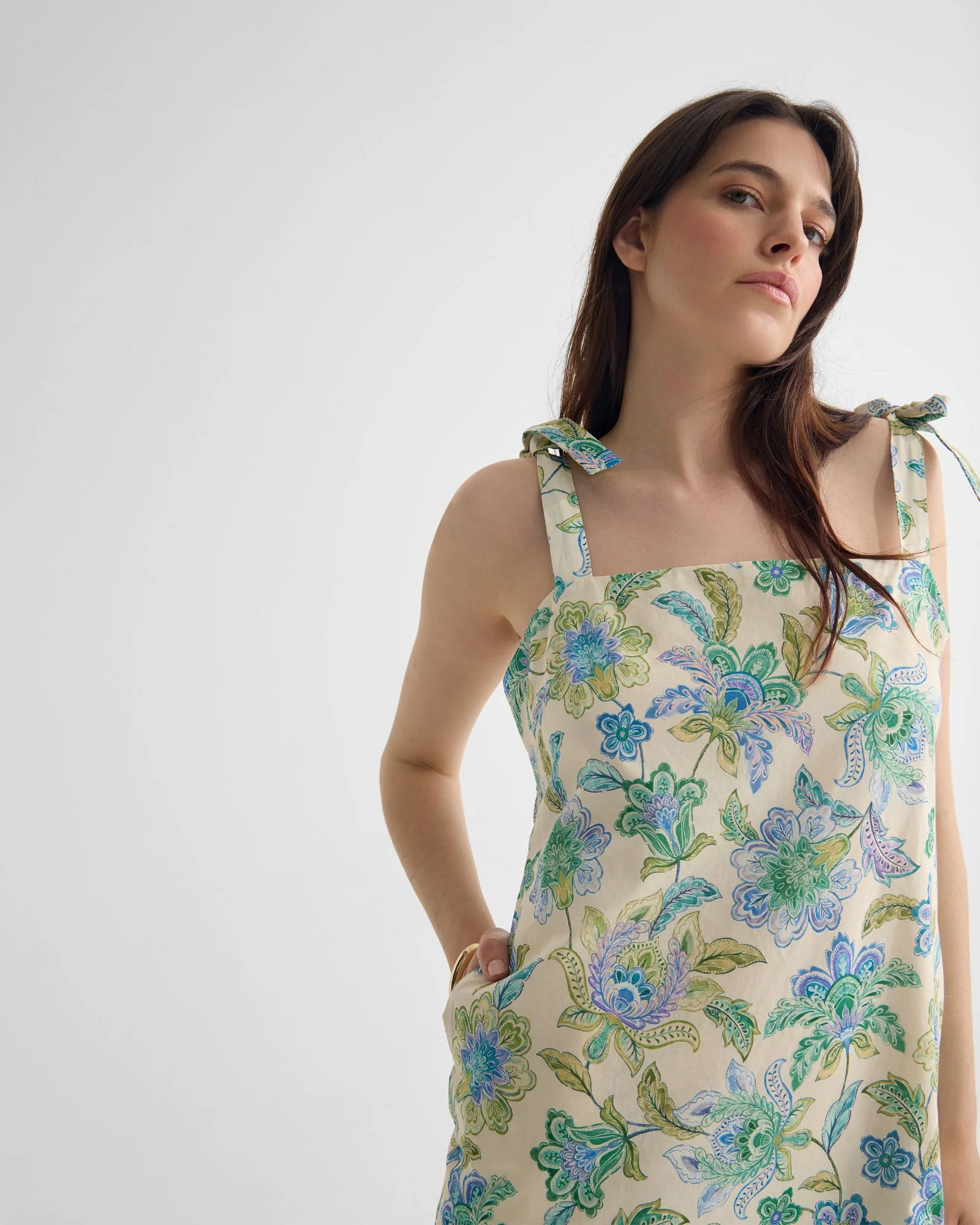 Corfu Chintz Mini Floral Dress - Image 5