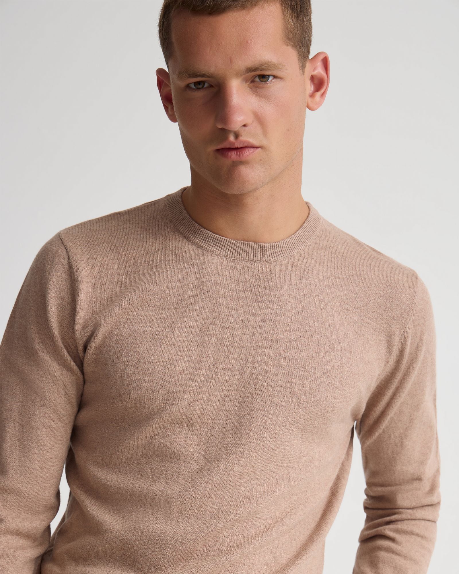 Cotton Cashmere Crew Neck Knit - Image 10