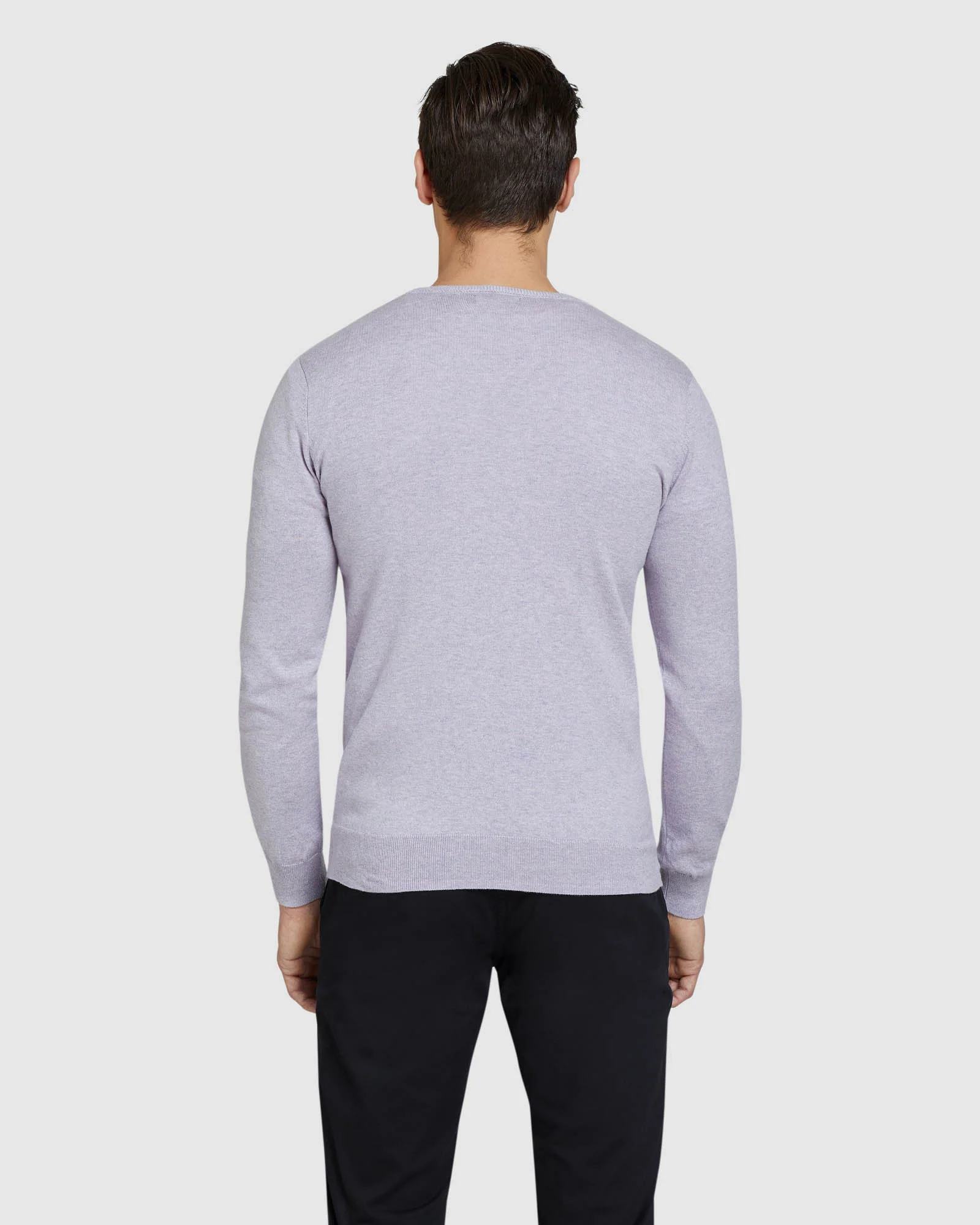 Cotton Cashmere V-Neck Pullover - Image 15