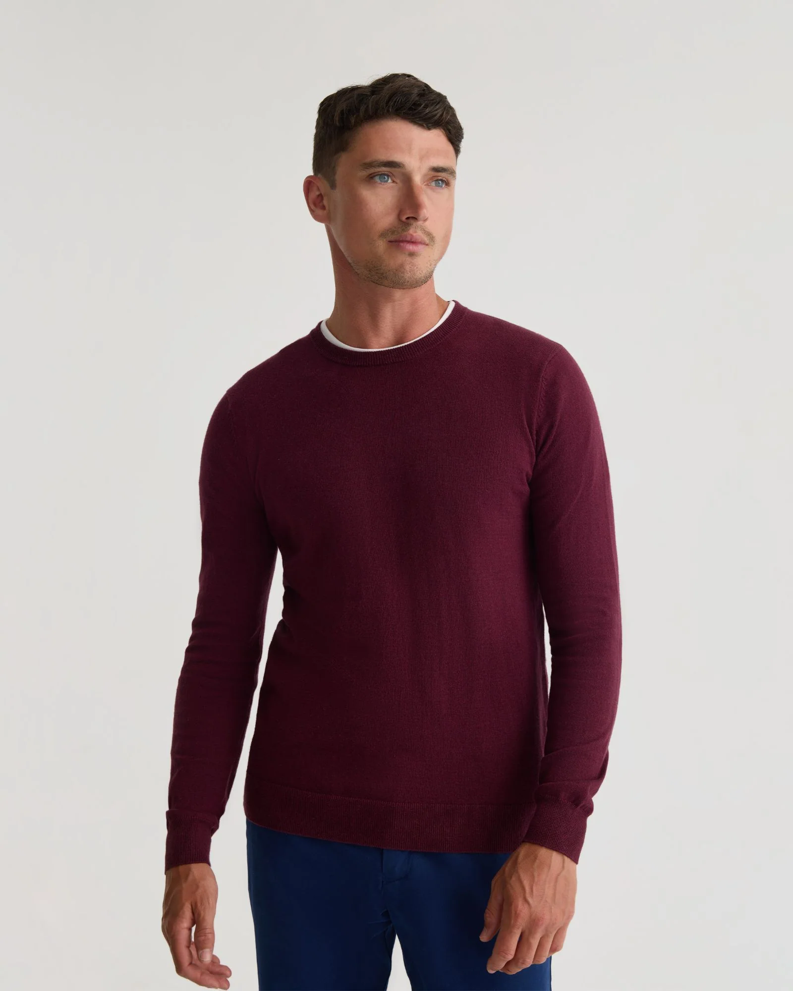 Crew Neck Cotton Cashmere Knit - Image 14