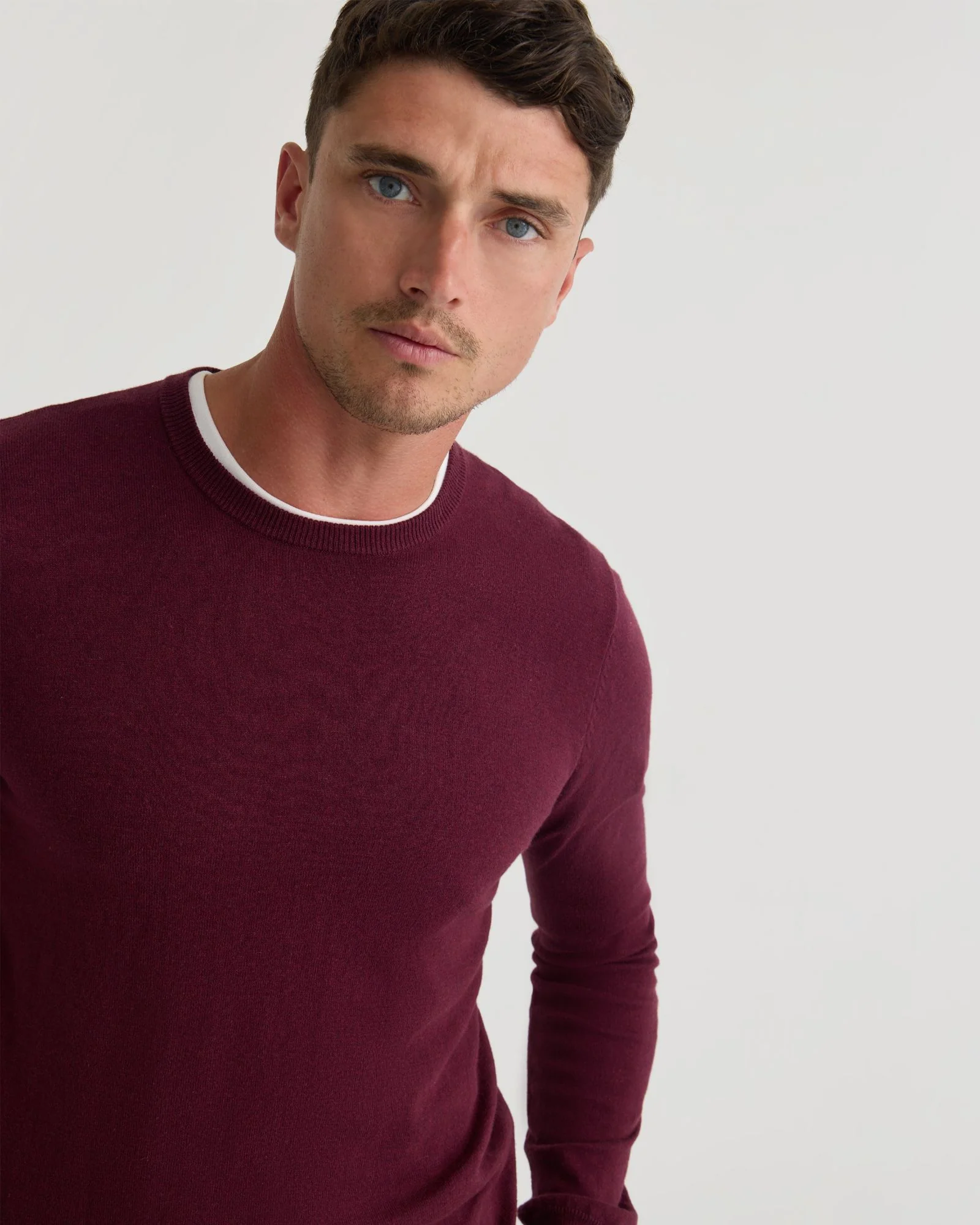 Crew Neck Cotton Cashmere Knit - Image 16
