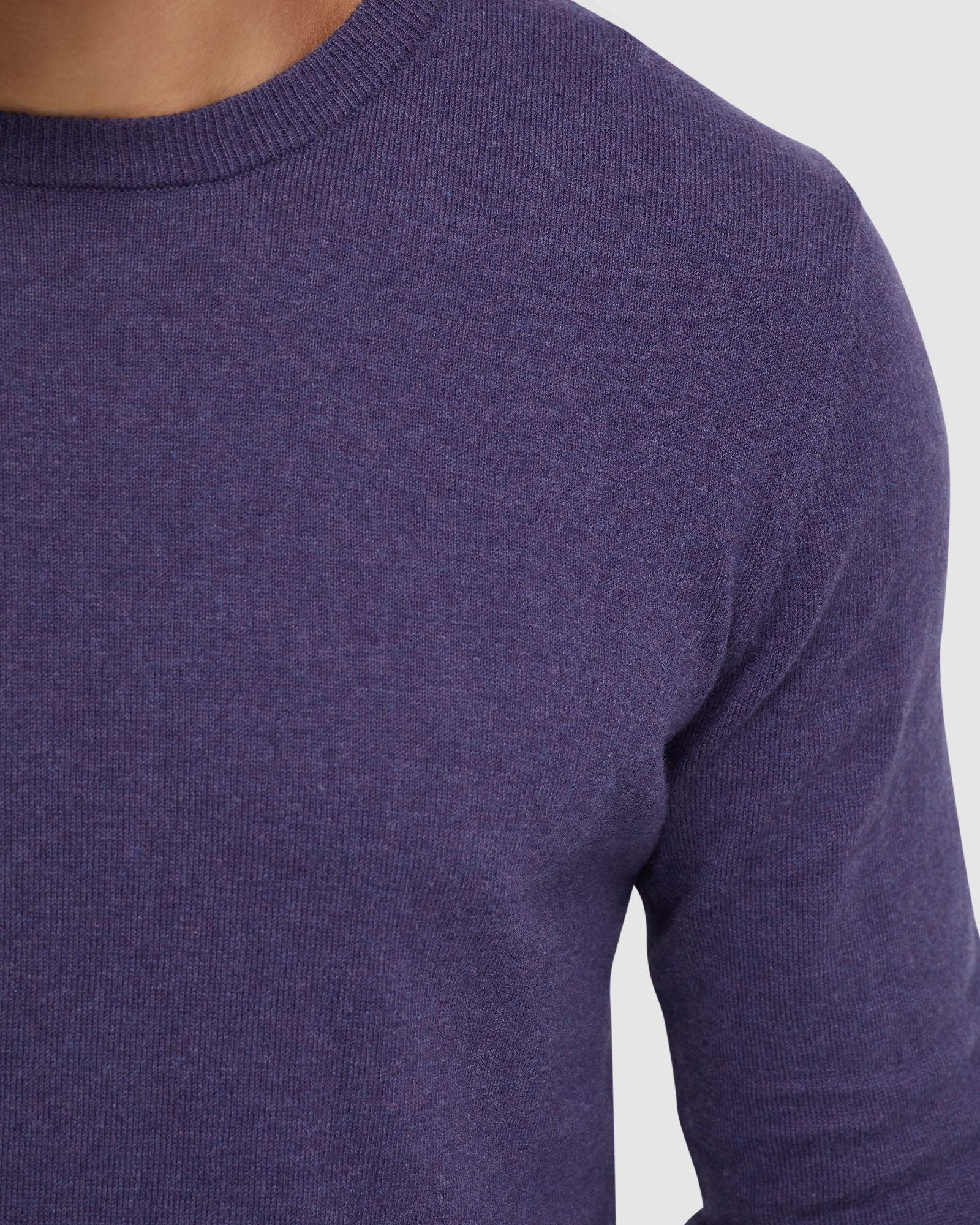 Crew Neck Cotton Cashmere Knit - Image 12