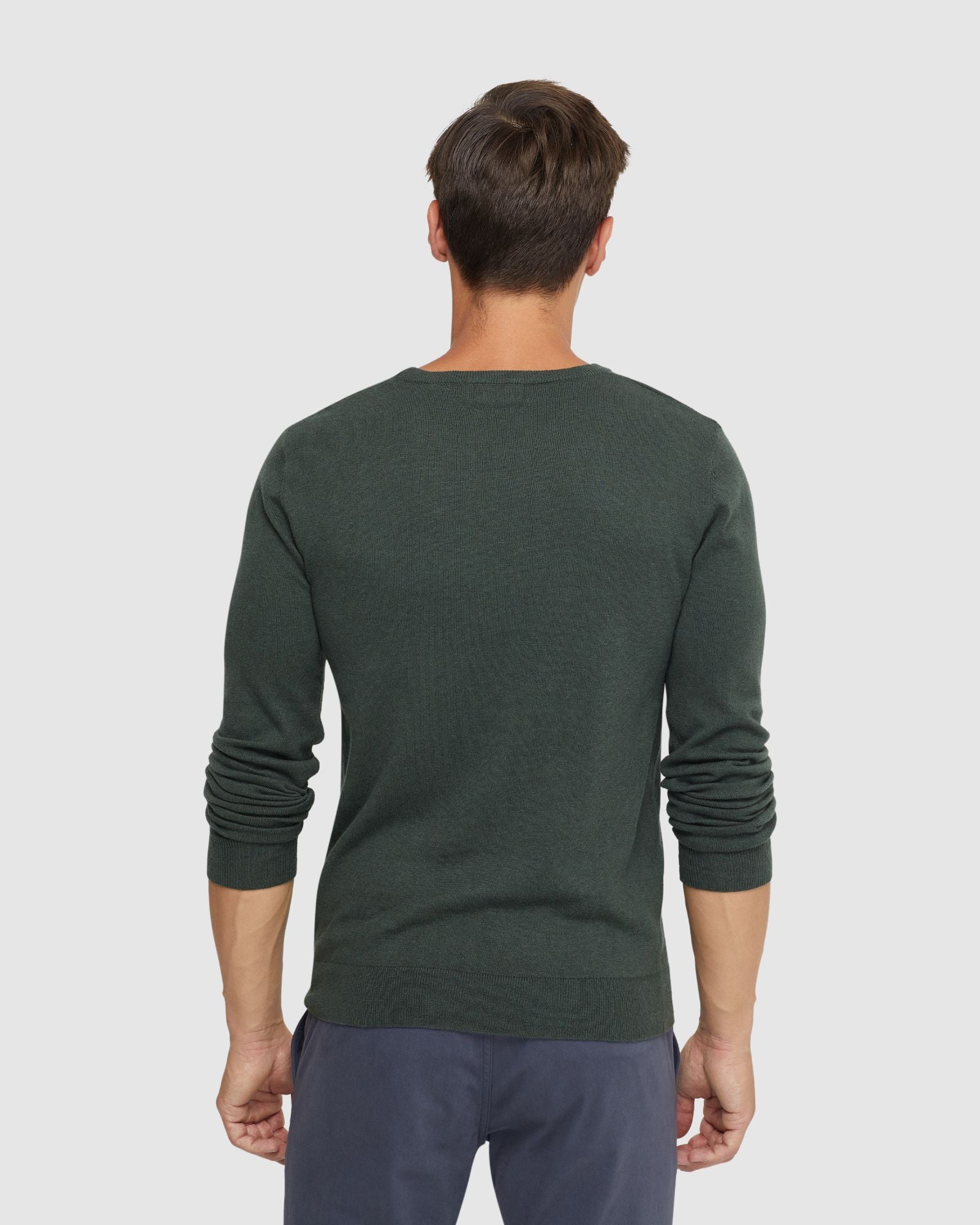 Crew Neck Cotton Cashmere Knit - Image 15