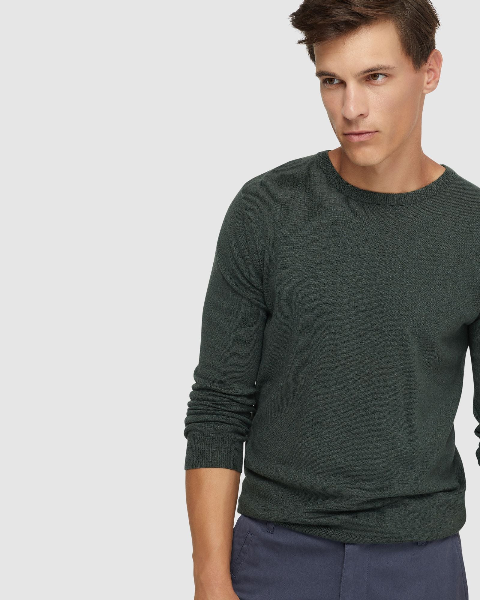 Crew Neck Cotton Cashmere Knit - Image 16
