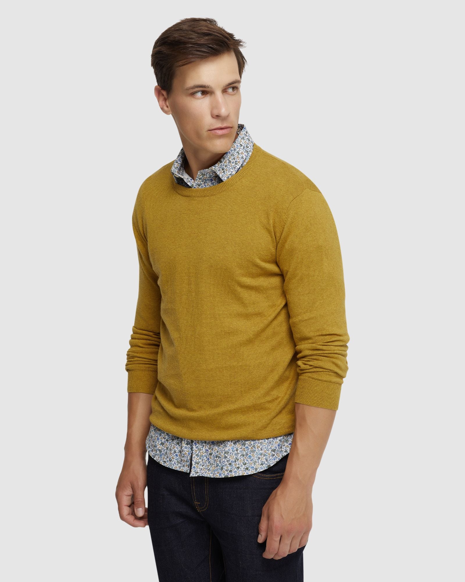Crew Neck Cotton Cashmere Knit - Image 20