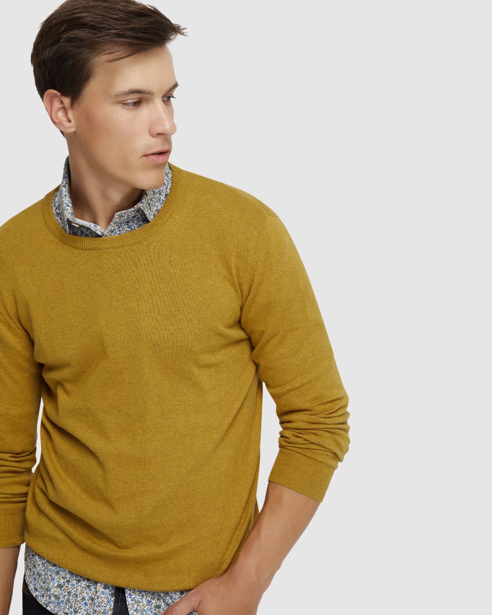 Crew Neck Cotton Cashmere Knit - Image 22