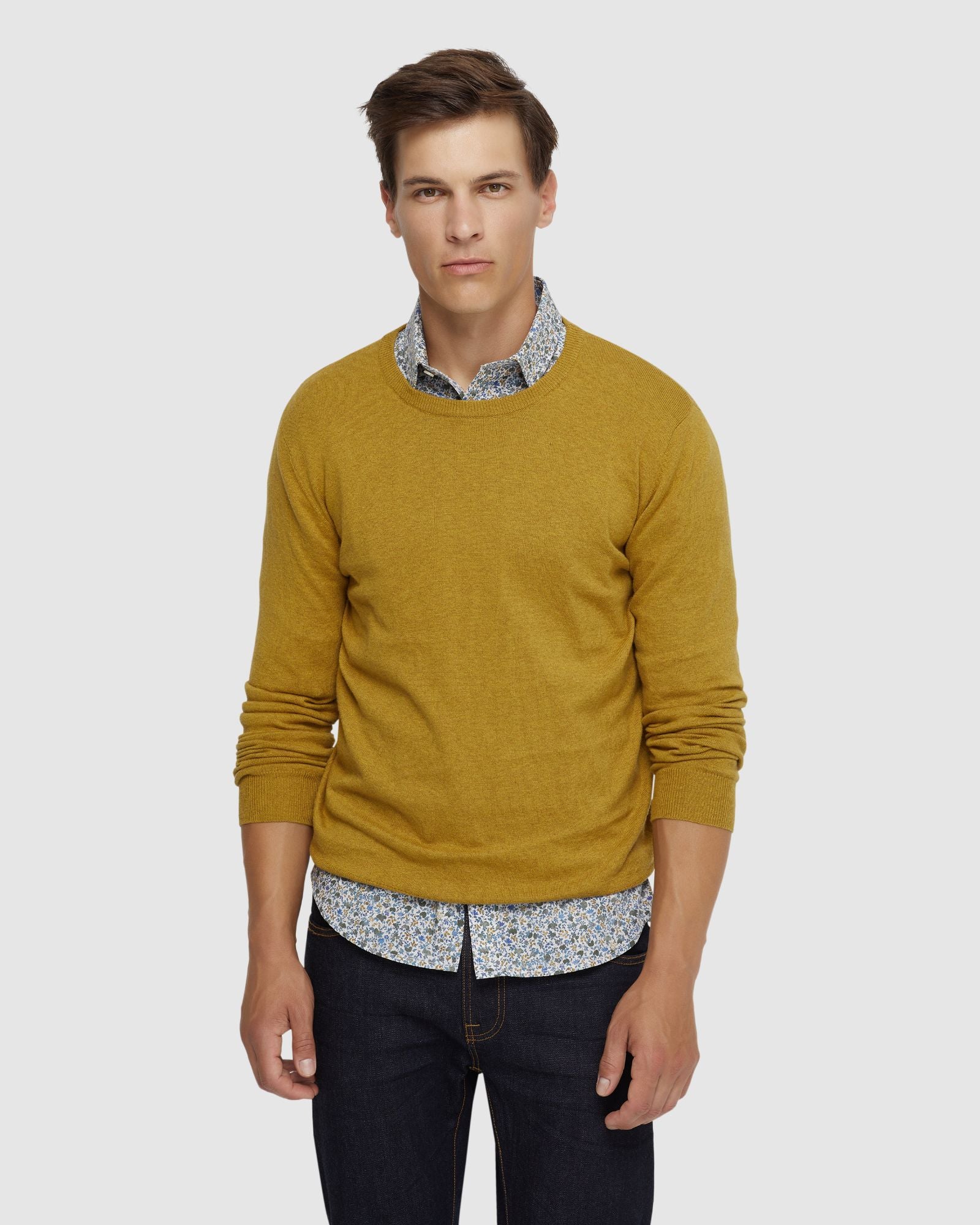 Crew Neck Cotton Cashmere Knit - Image 23