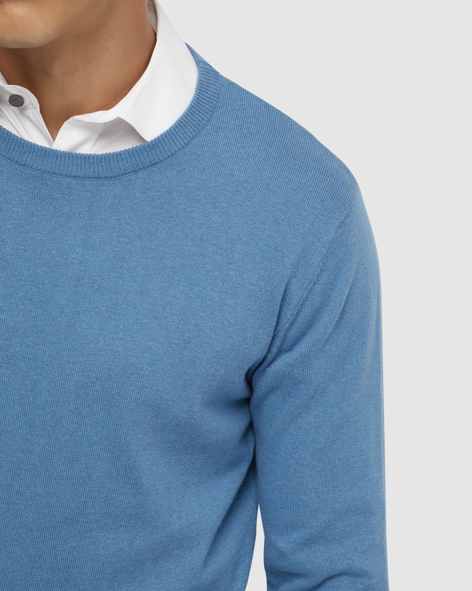 Crew Neck Cotton Cashmere Knit - Image 6