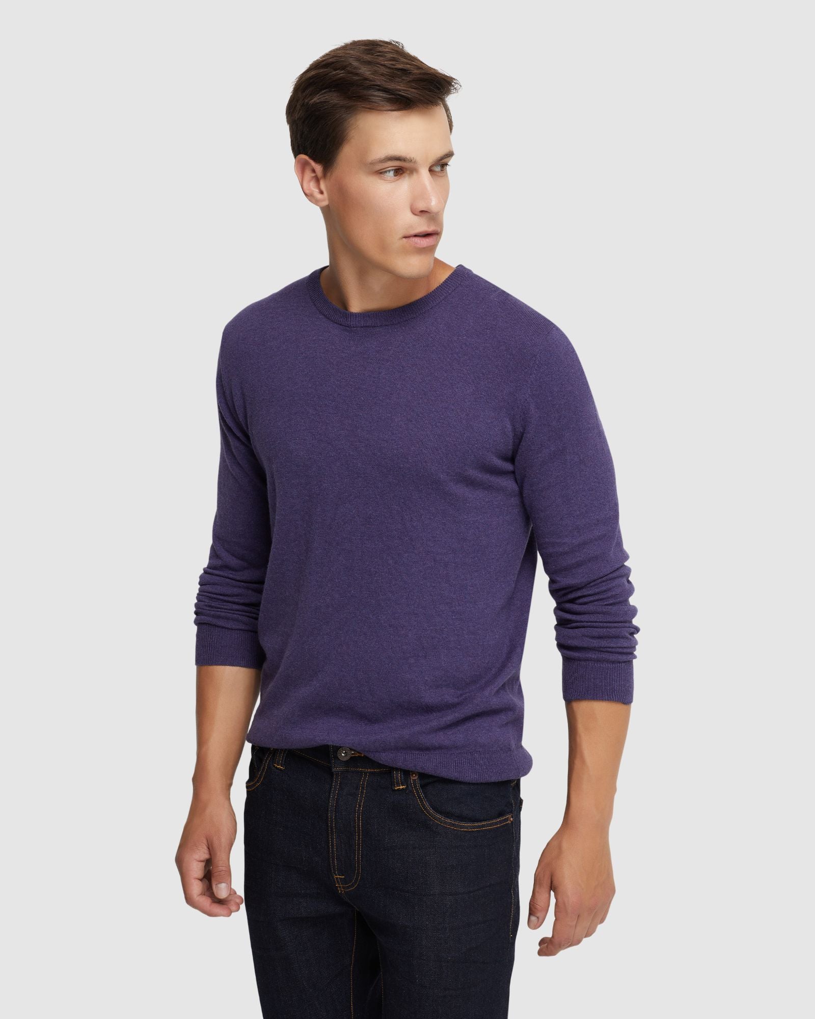 Crew Neck Cotton Cashmere Knit - Image 8