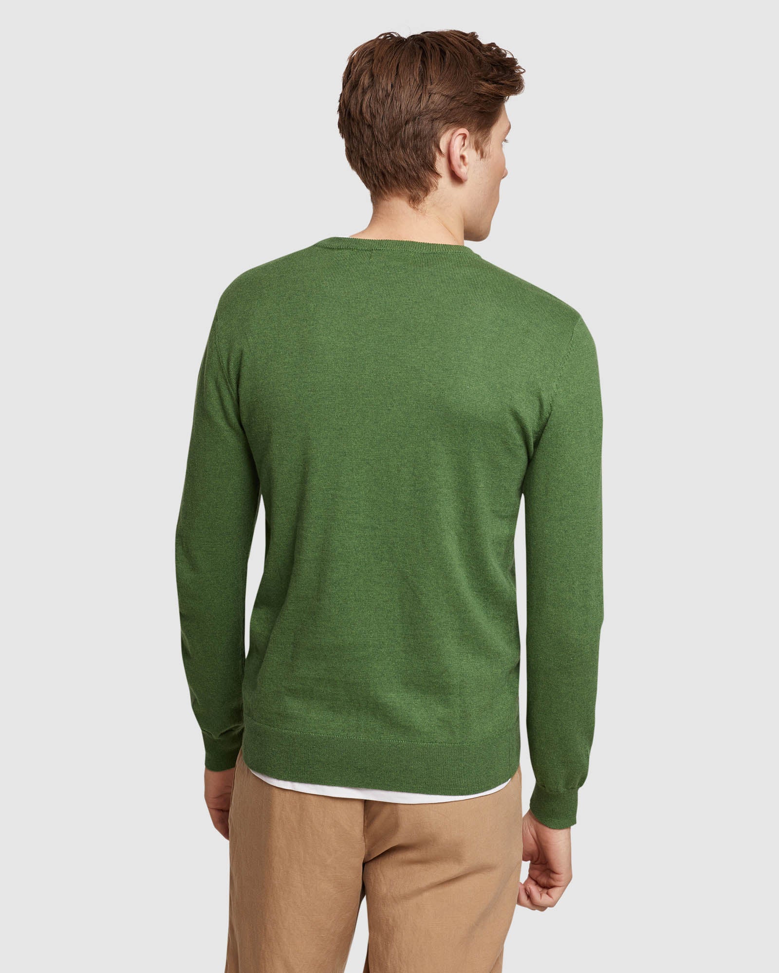 Crew Neck Cotton Cashmere Pullovr - Image 15