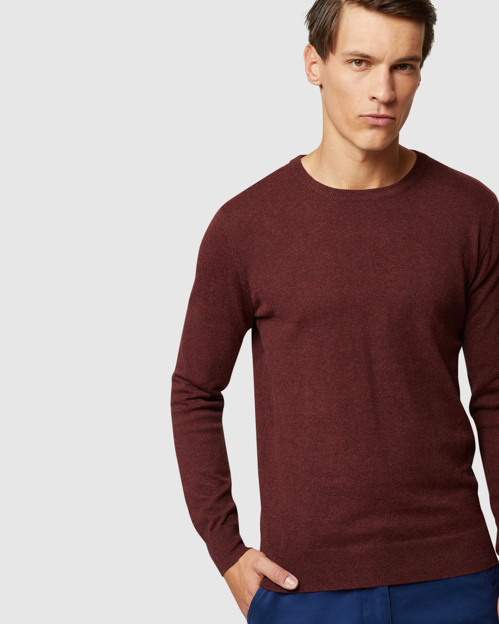 Crew Neck Cotton Cashmere Pullvr - Image 15