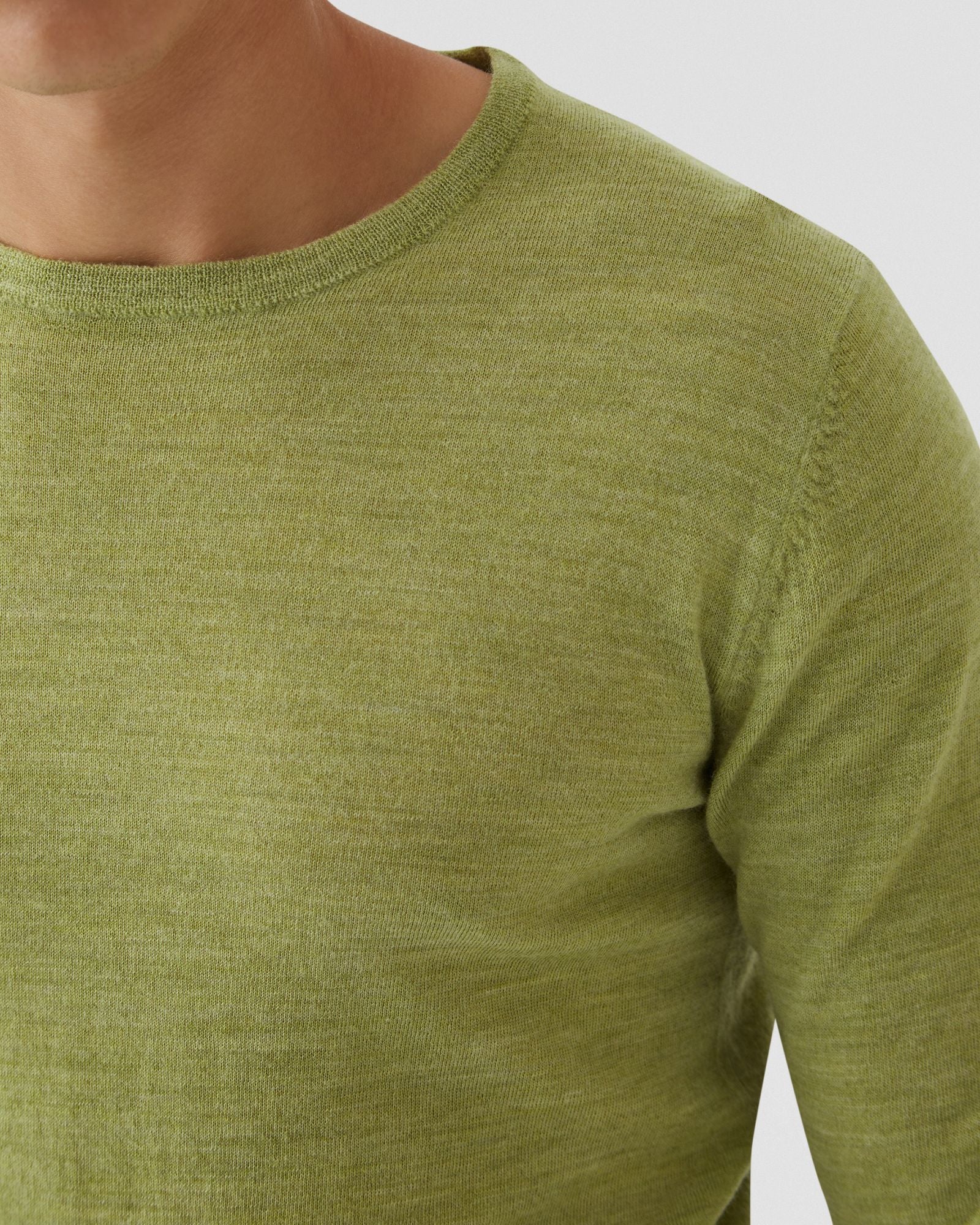 Crew Neck Merino Wool Knit - Image 12