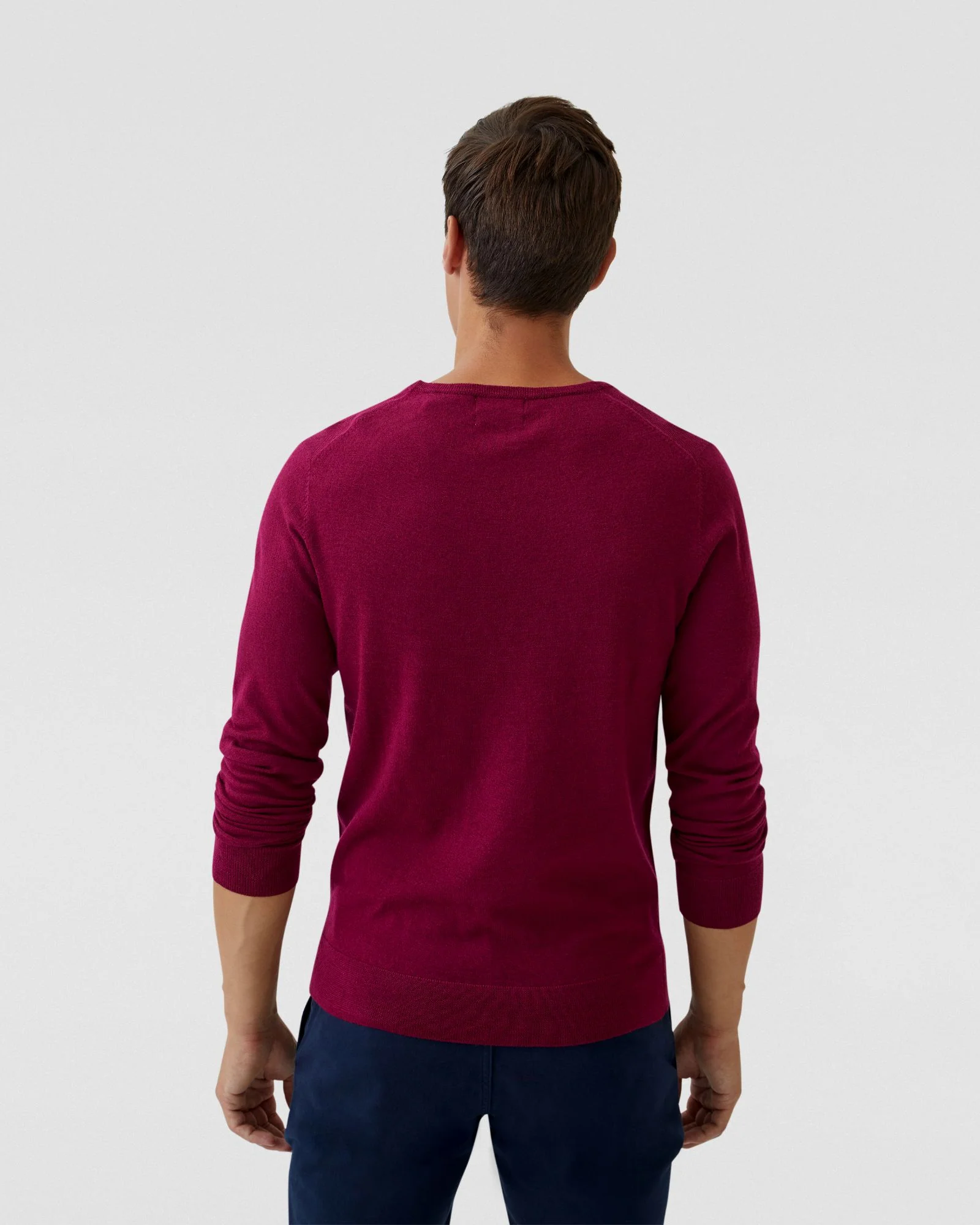 Crew Neck Merino Wool Knit - Image 15