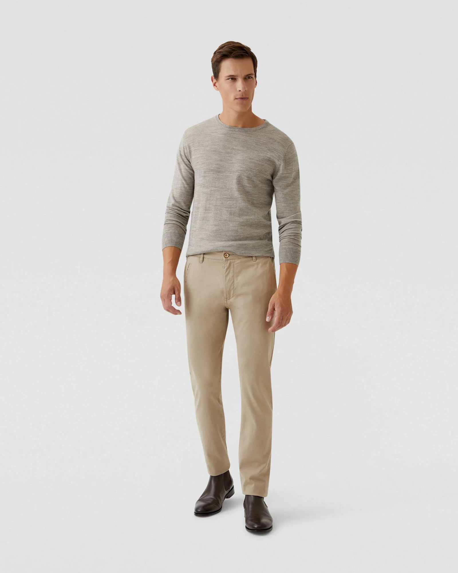 Crew Neck Merino Wool Knit - Image 19