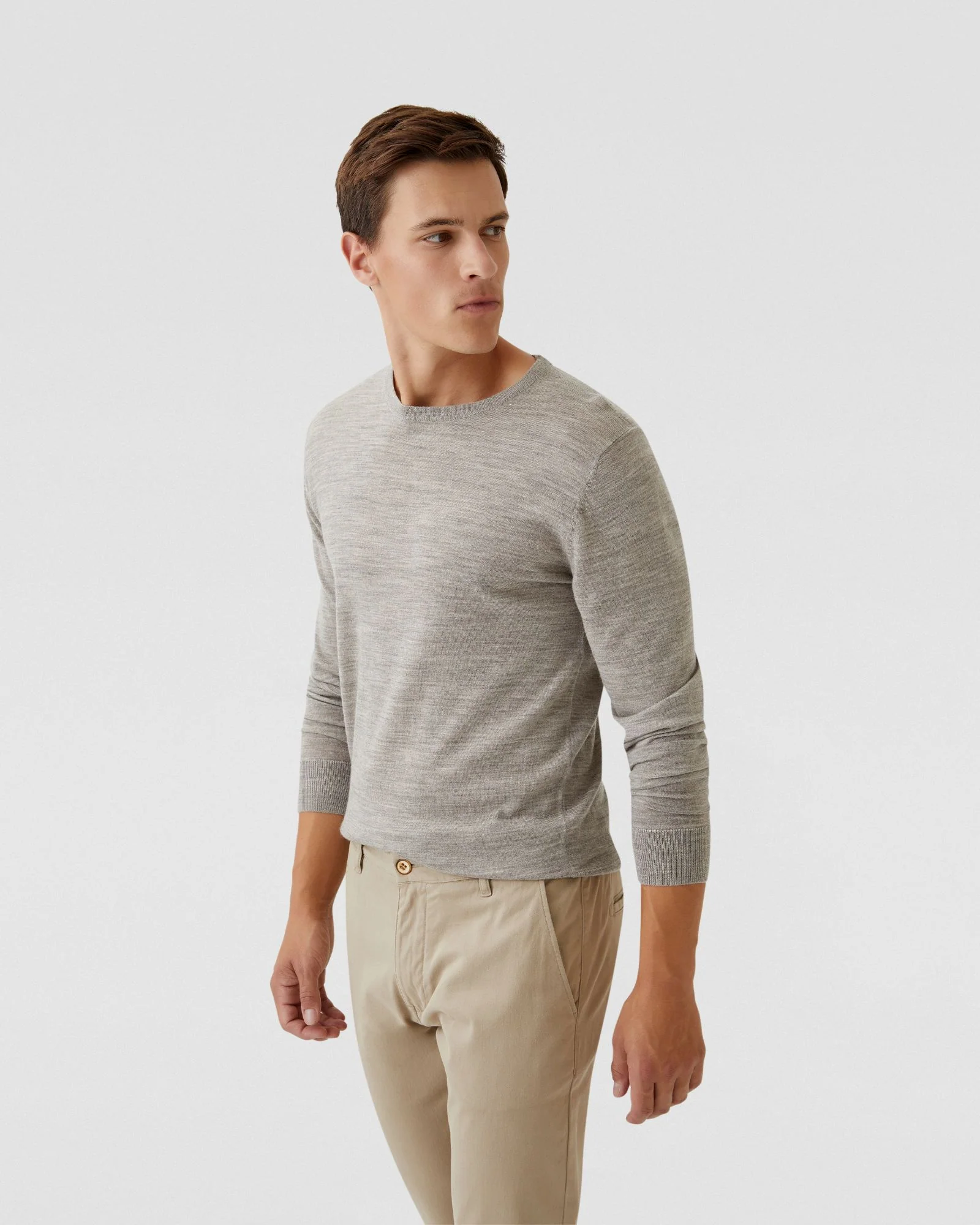 Crew Neck Merino Wool Knit - Image 20