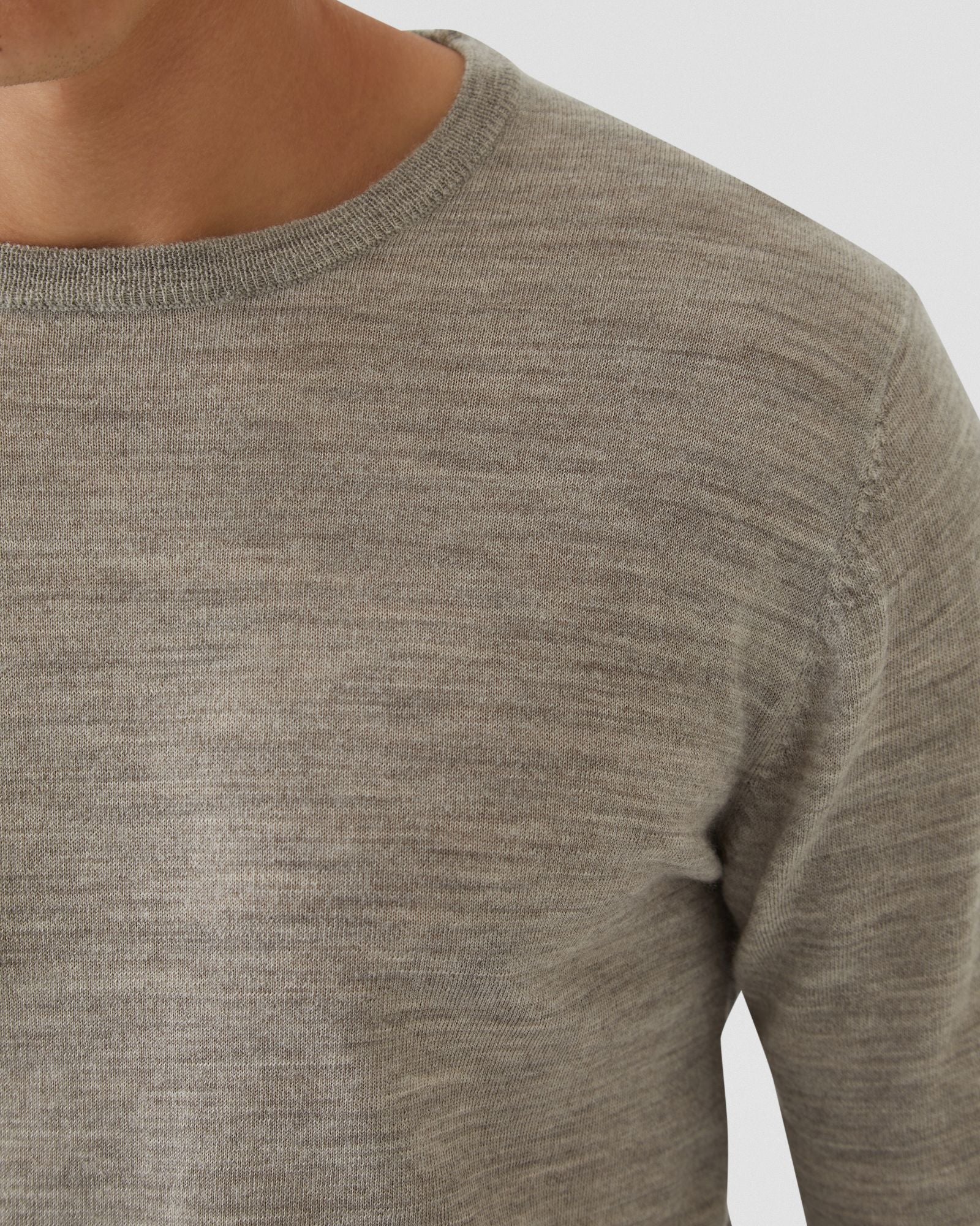 Crew Neck Merino Wool Knit - Image 24
