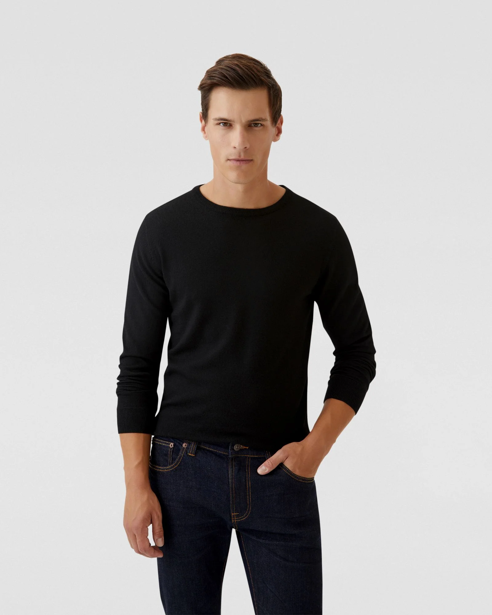 Crew Neck Merino Wool Knit - Image 25