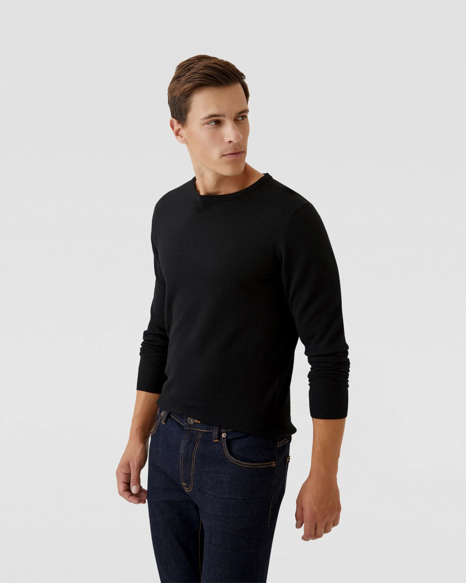 Crew Neck Merino Wool Knit - Image 26