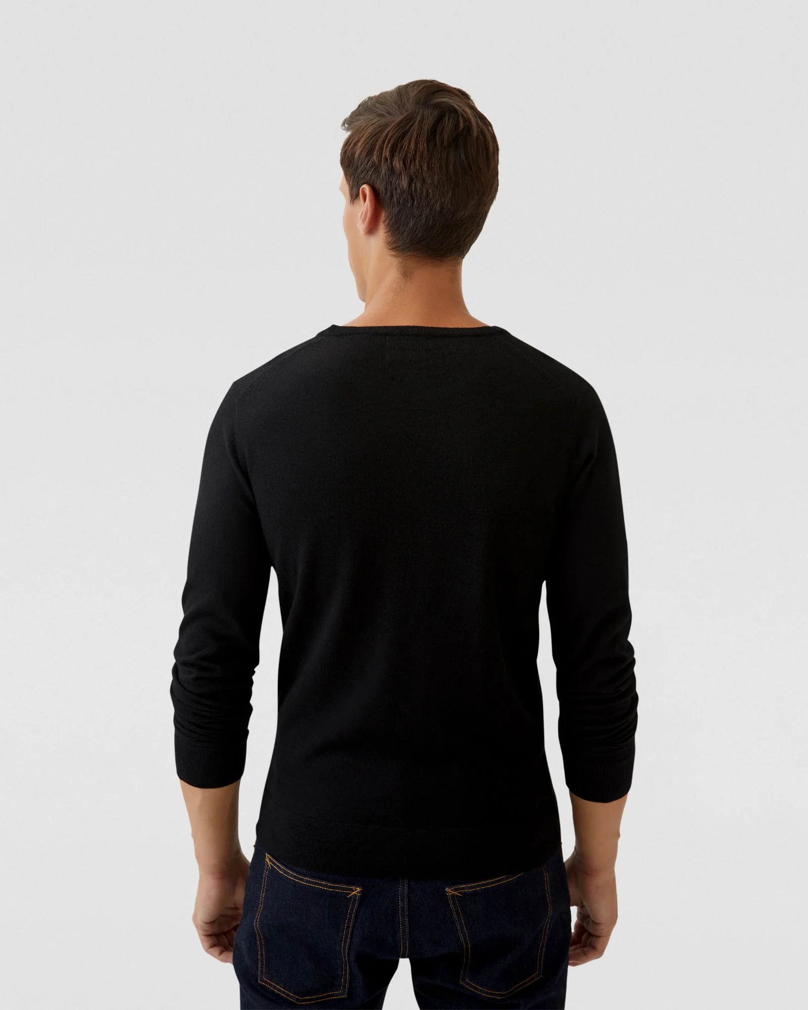 Crew Neck Merino Wool Knit - Image 27