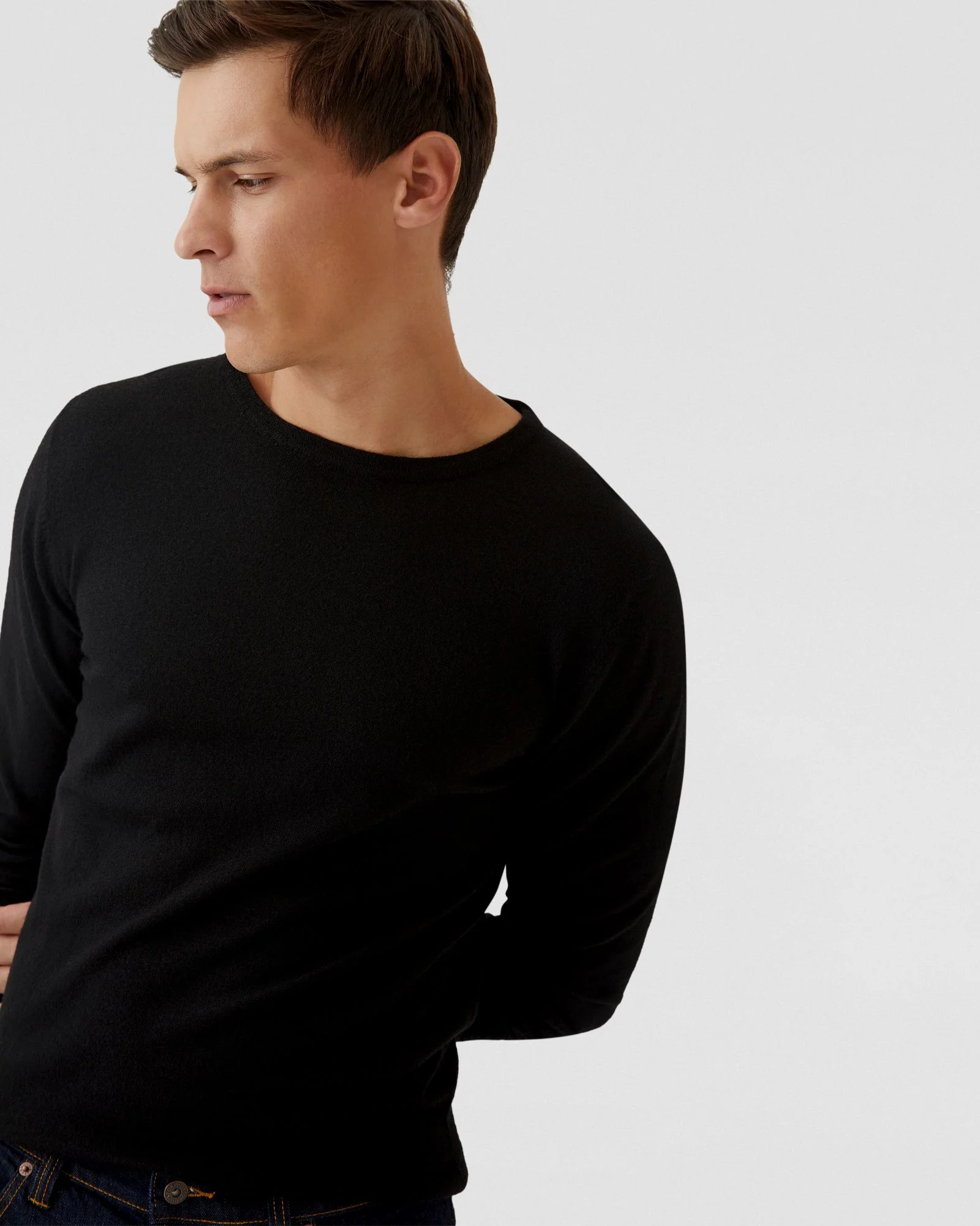 Crew Neck Merino Wool Knit - Image 28