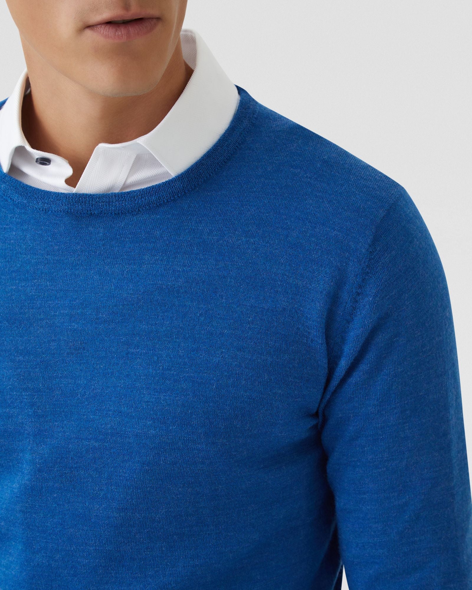 Crew Neck Merino Wool Knit - Image 6