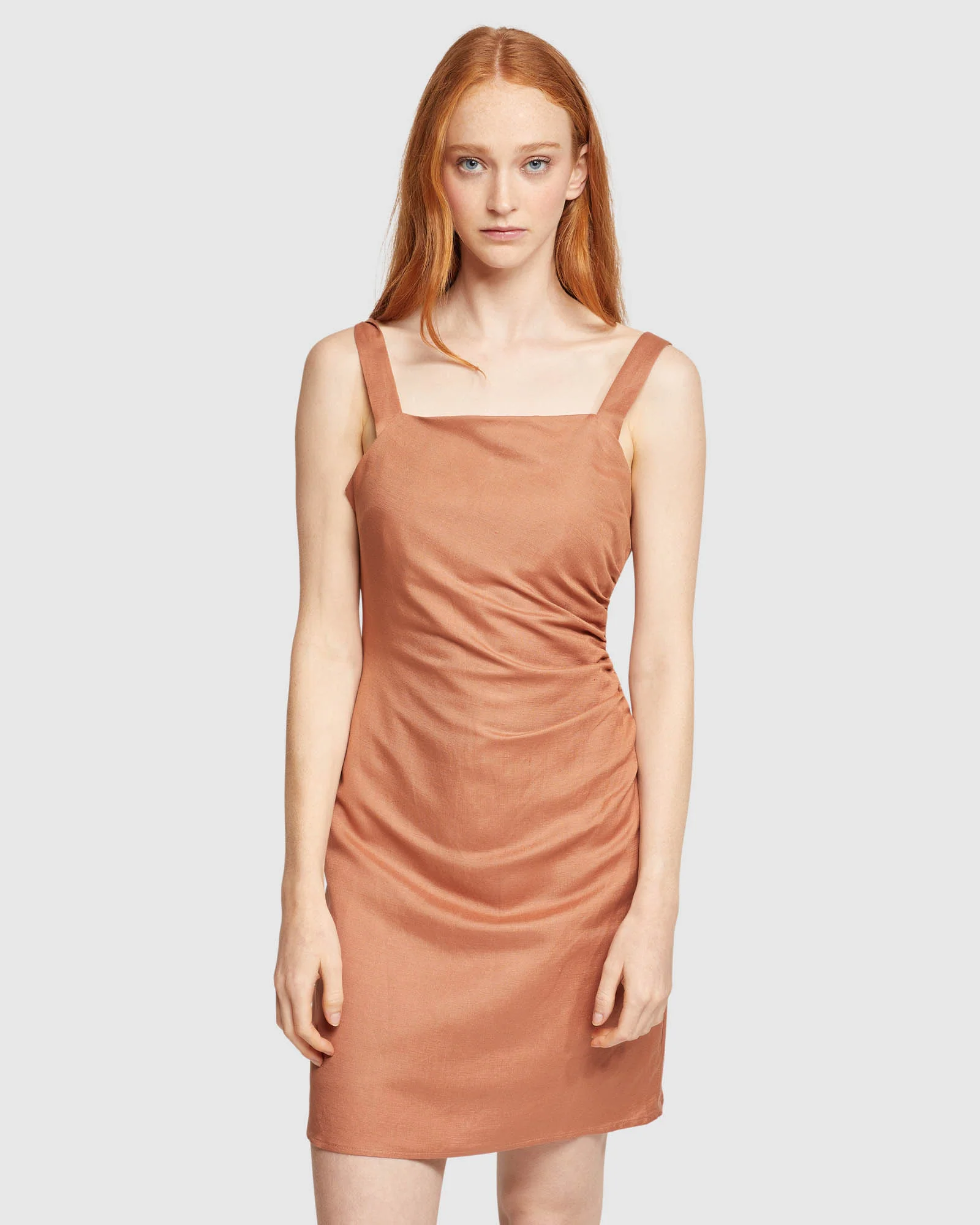 Cutler Linen Blend Dress - Image 11