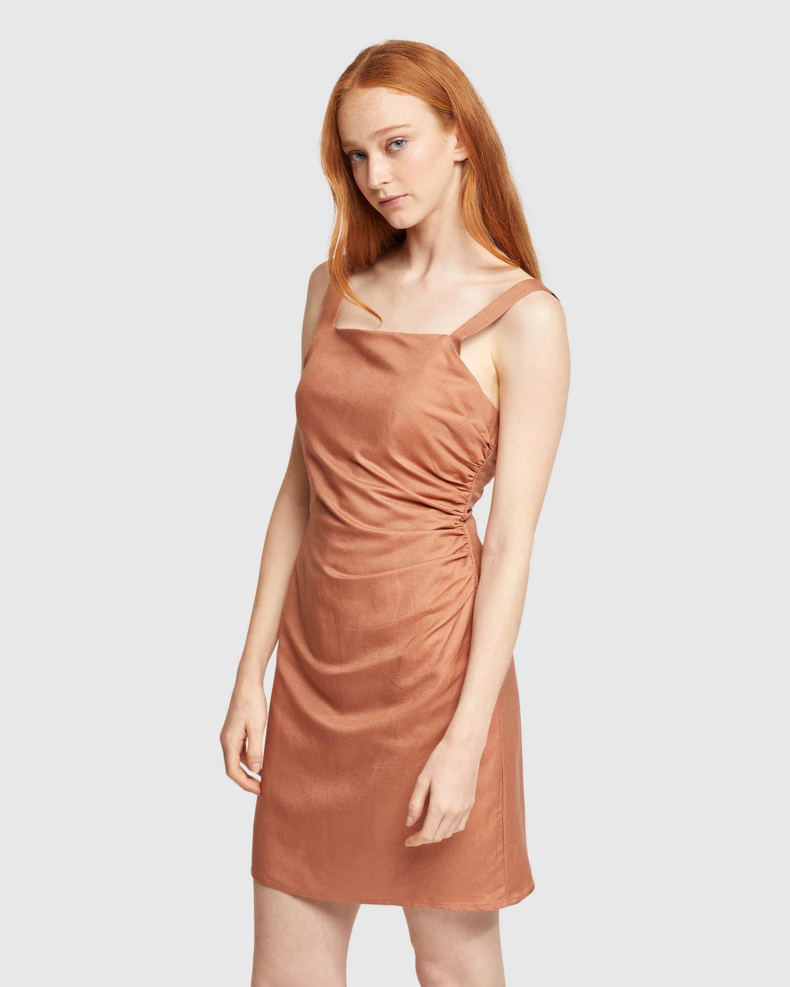 Cutler Linen Blend Dress - Image 8