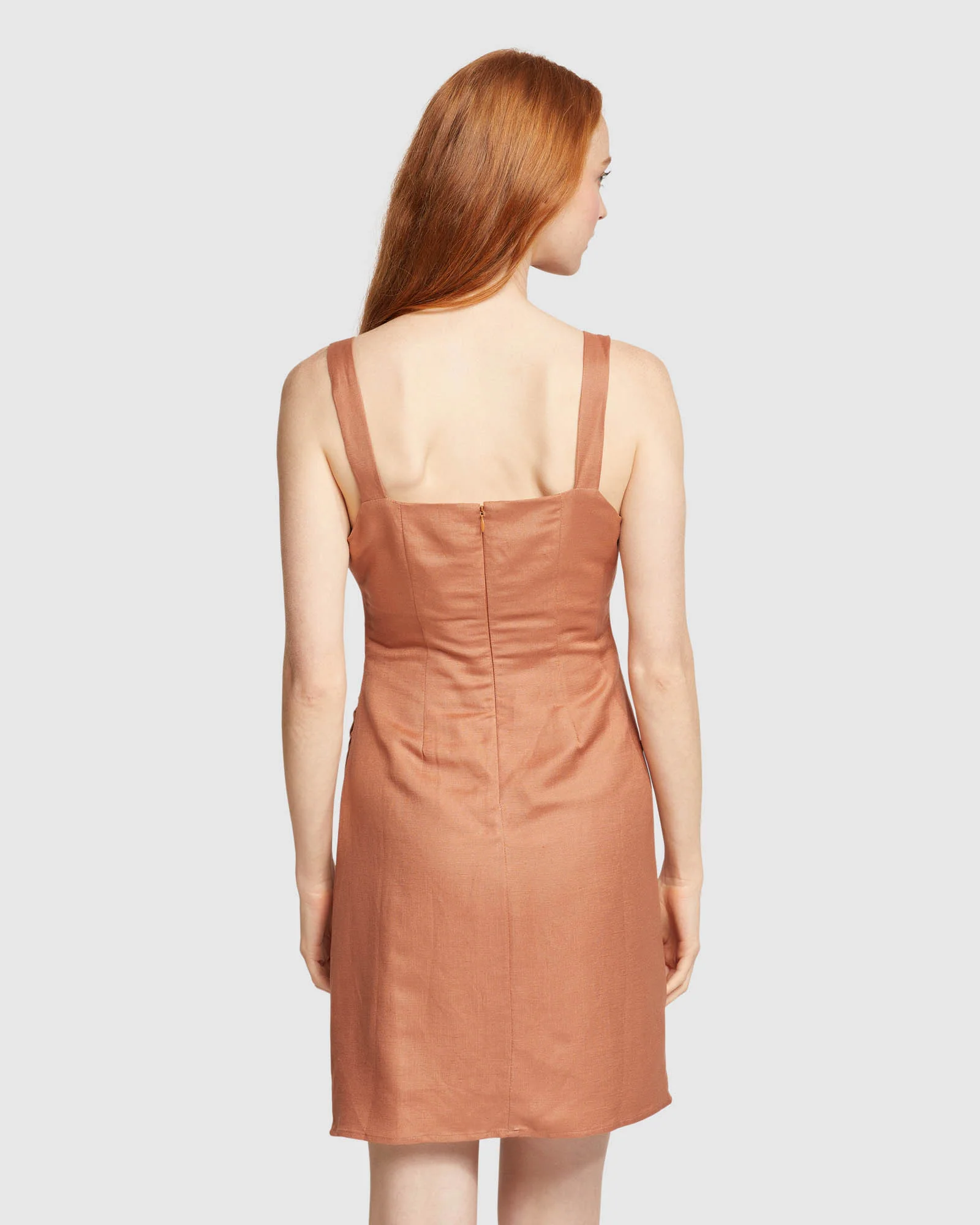 Cutler Linen Blend Dress - Image 9