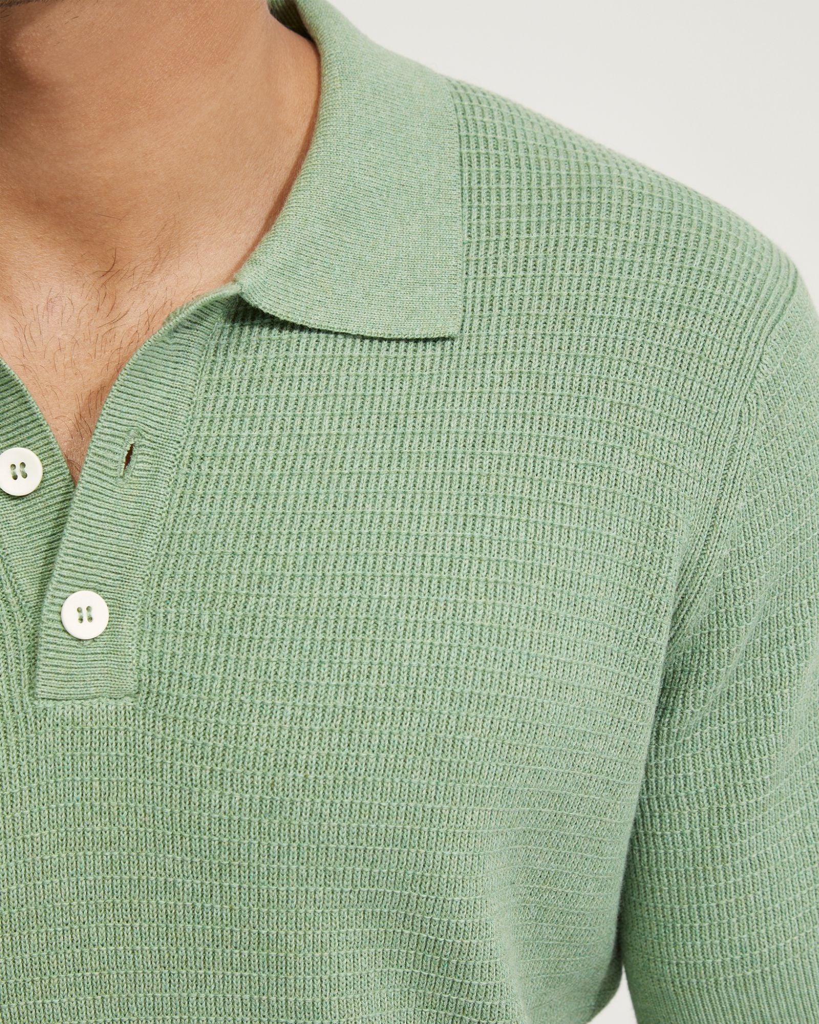 Dale Cotton Knitted Polo - Image 12