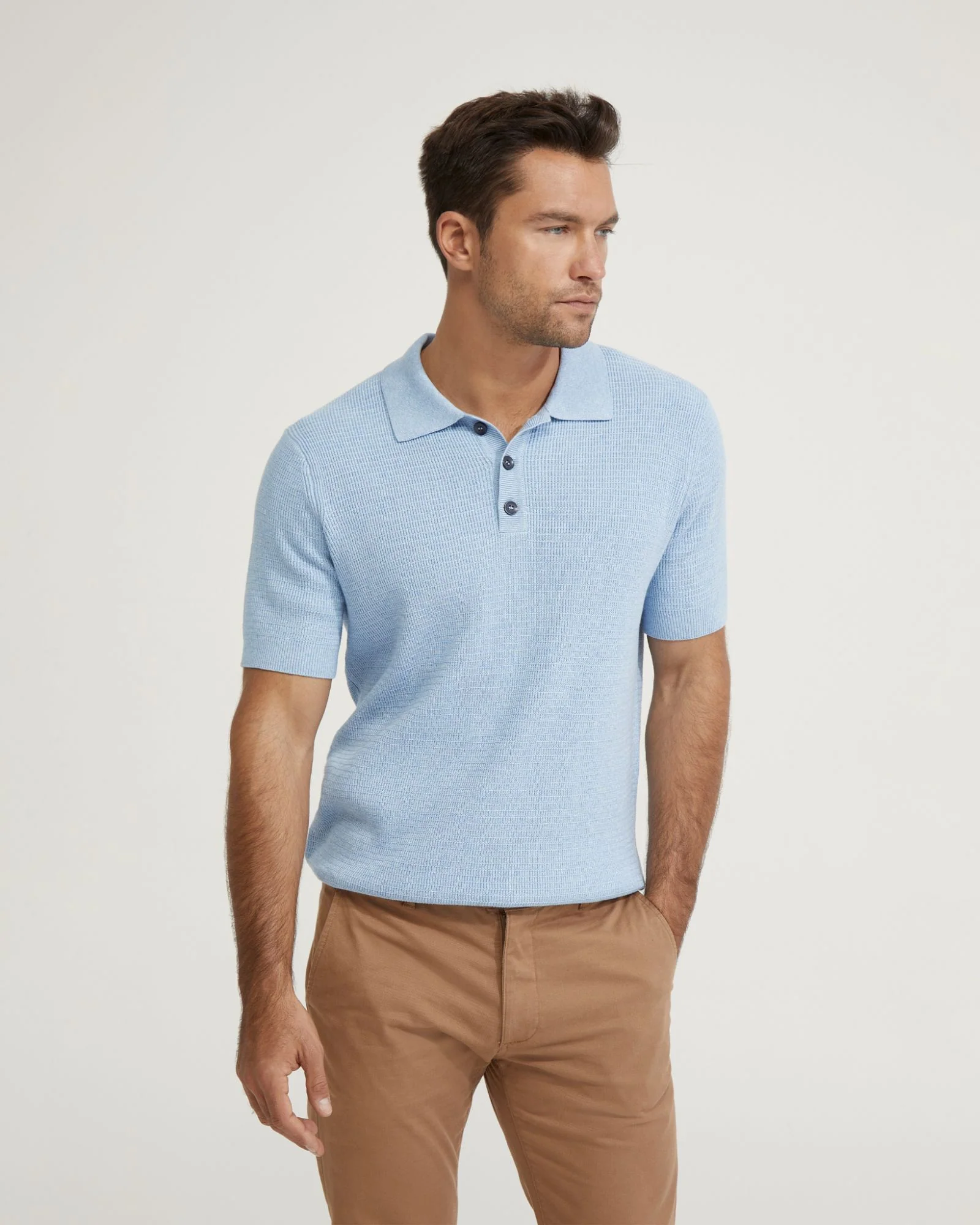 Dale Cotton Knitted Polo - Image 4