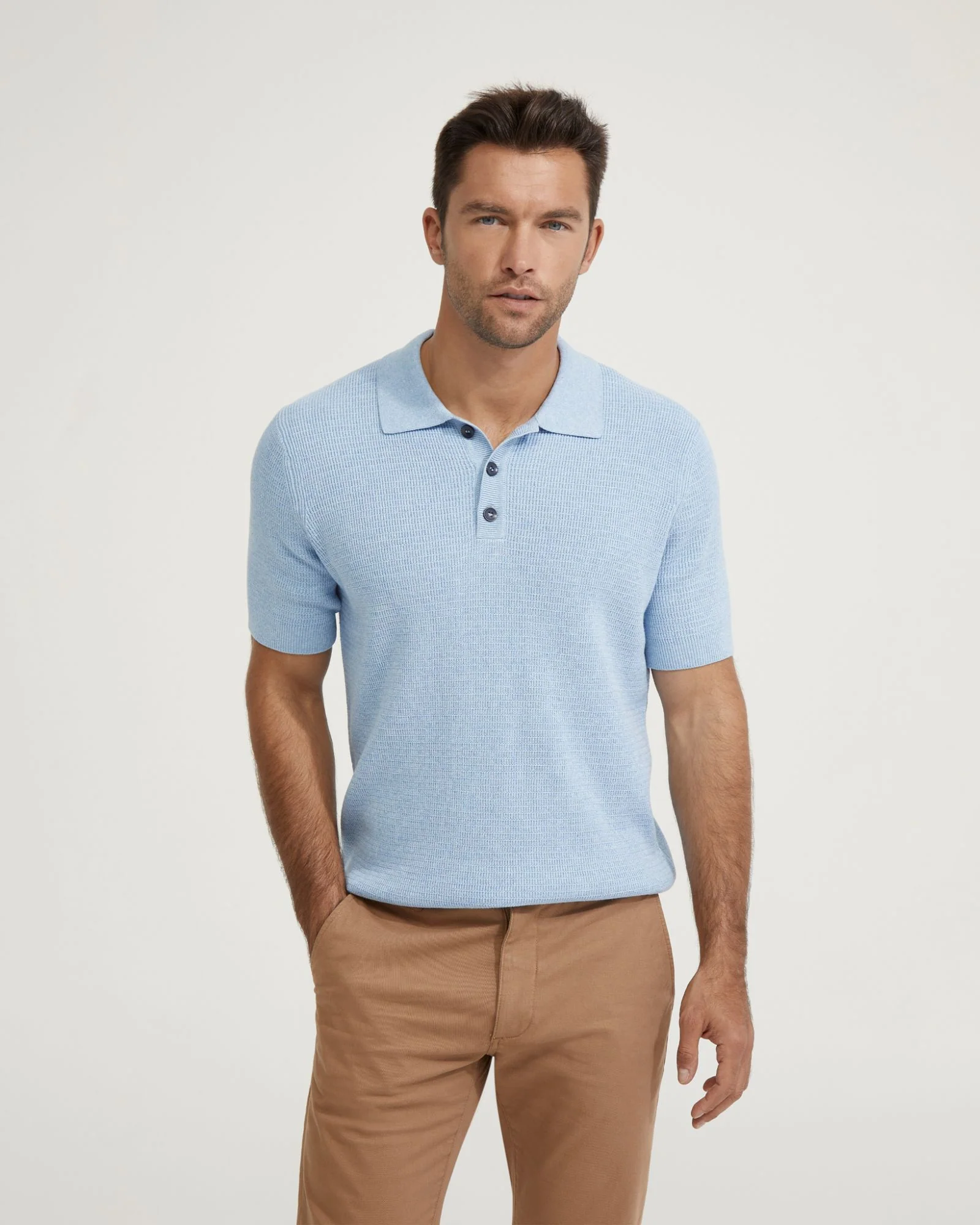 Dale Cotton Knitted Polo - Image 5