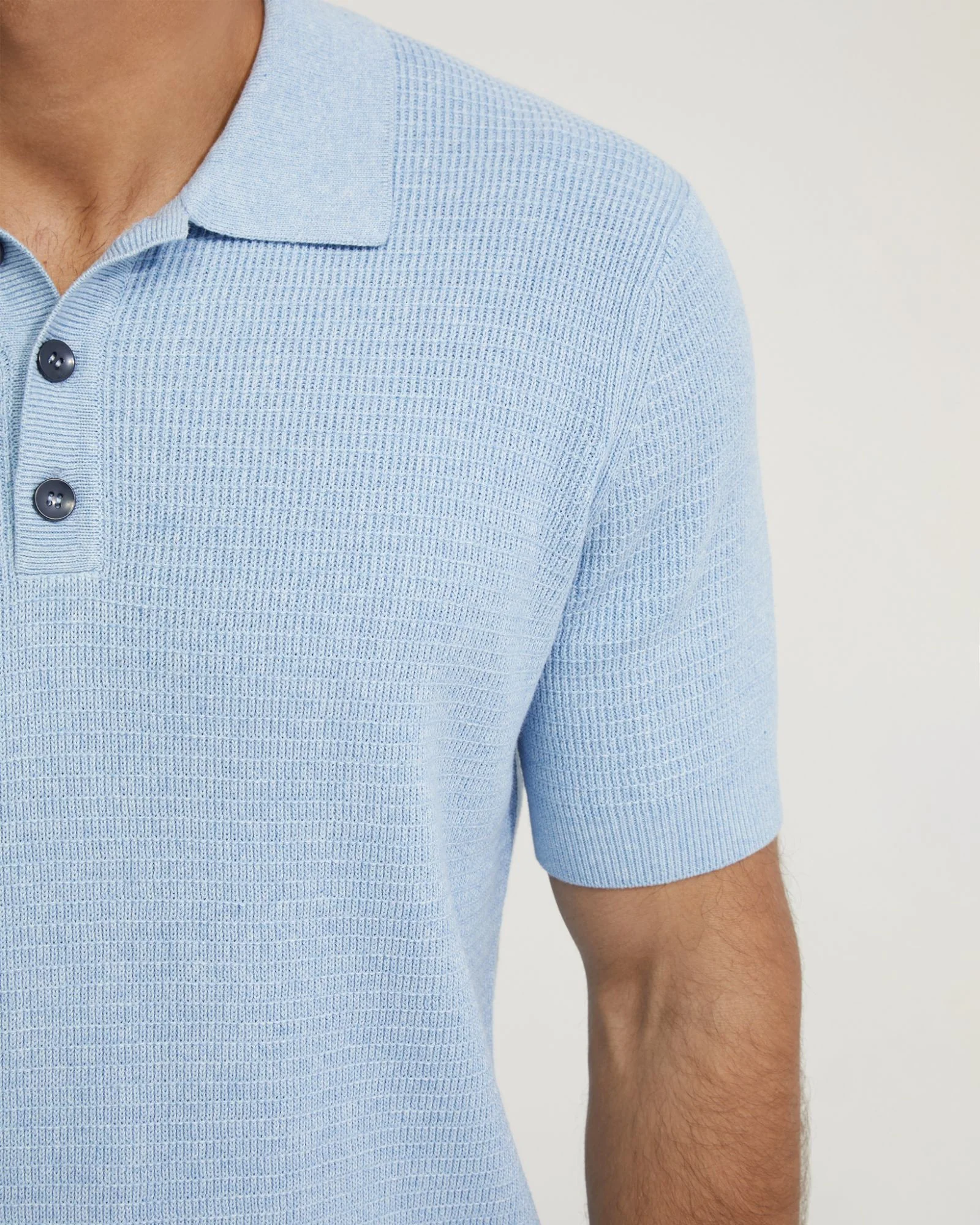 Dale Cotton Knitted Polo - Image 6