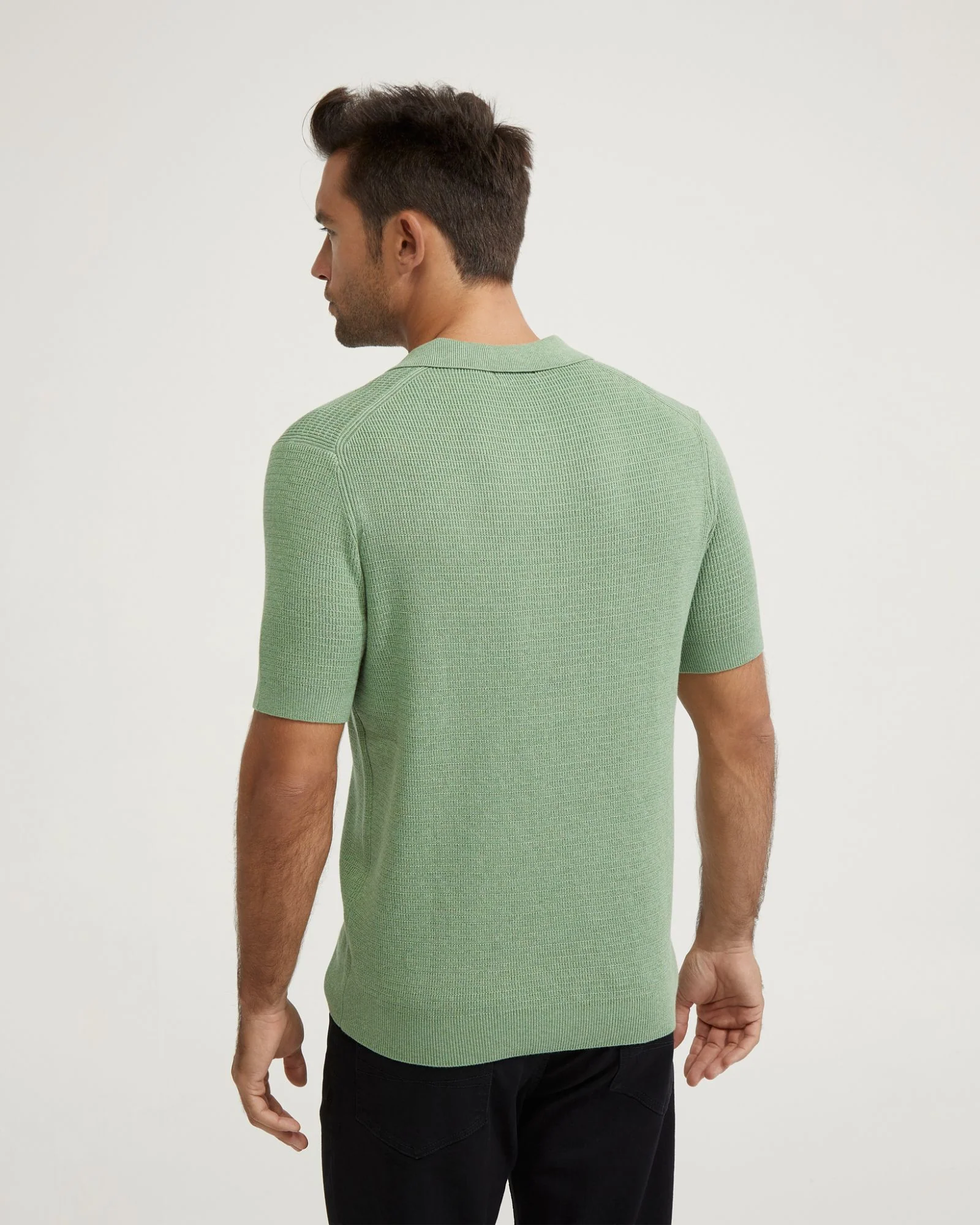 Dale Cotton Knitted Polo - Image 9