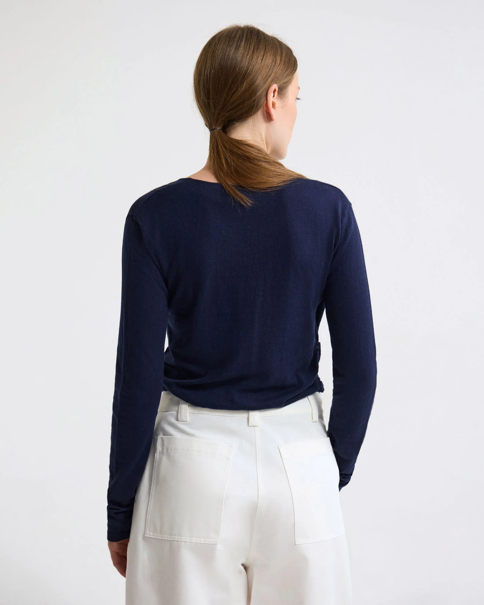 Daria Wrap Front Knitted Top - Image 4