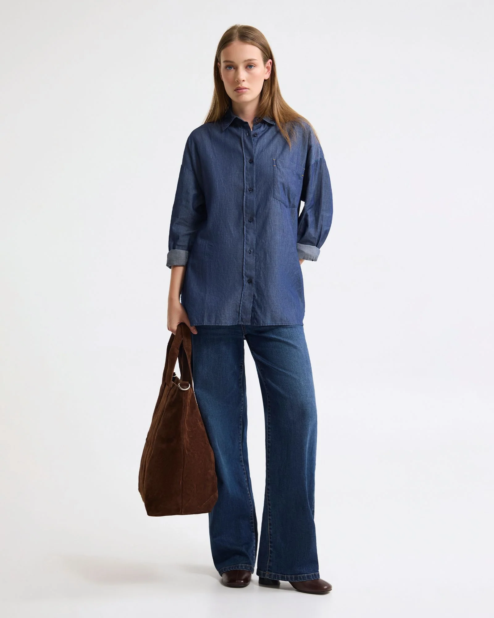 Demi Denim Wash Shirt - Image 2